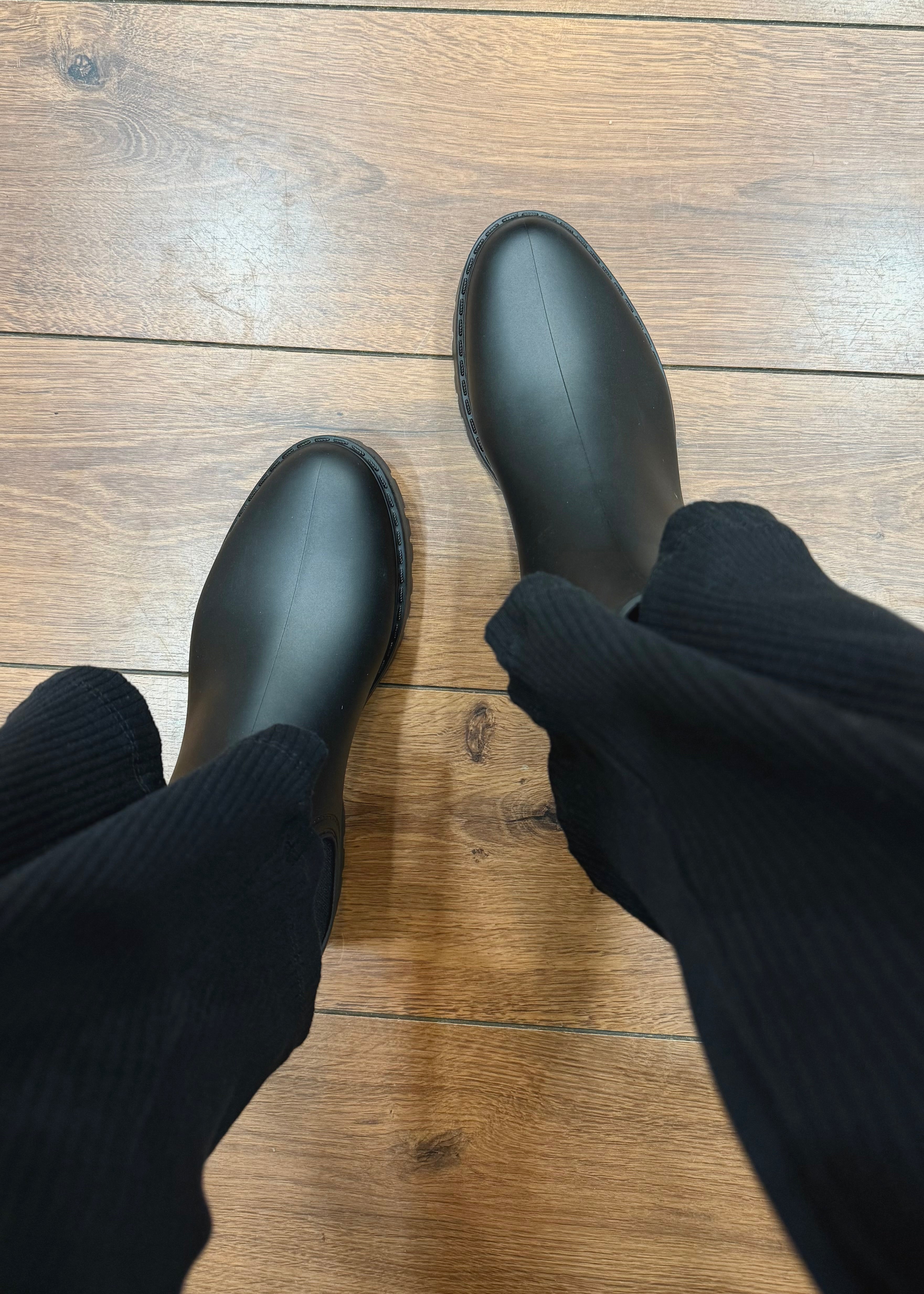 Bottes de pluie courtes Noir - L'adresse Corte