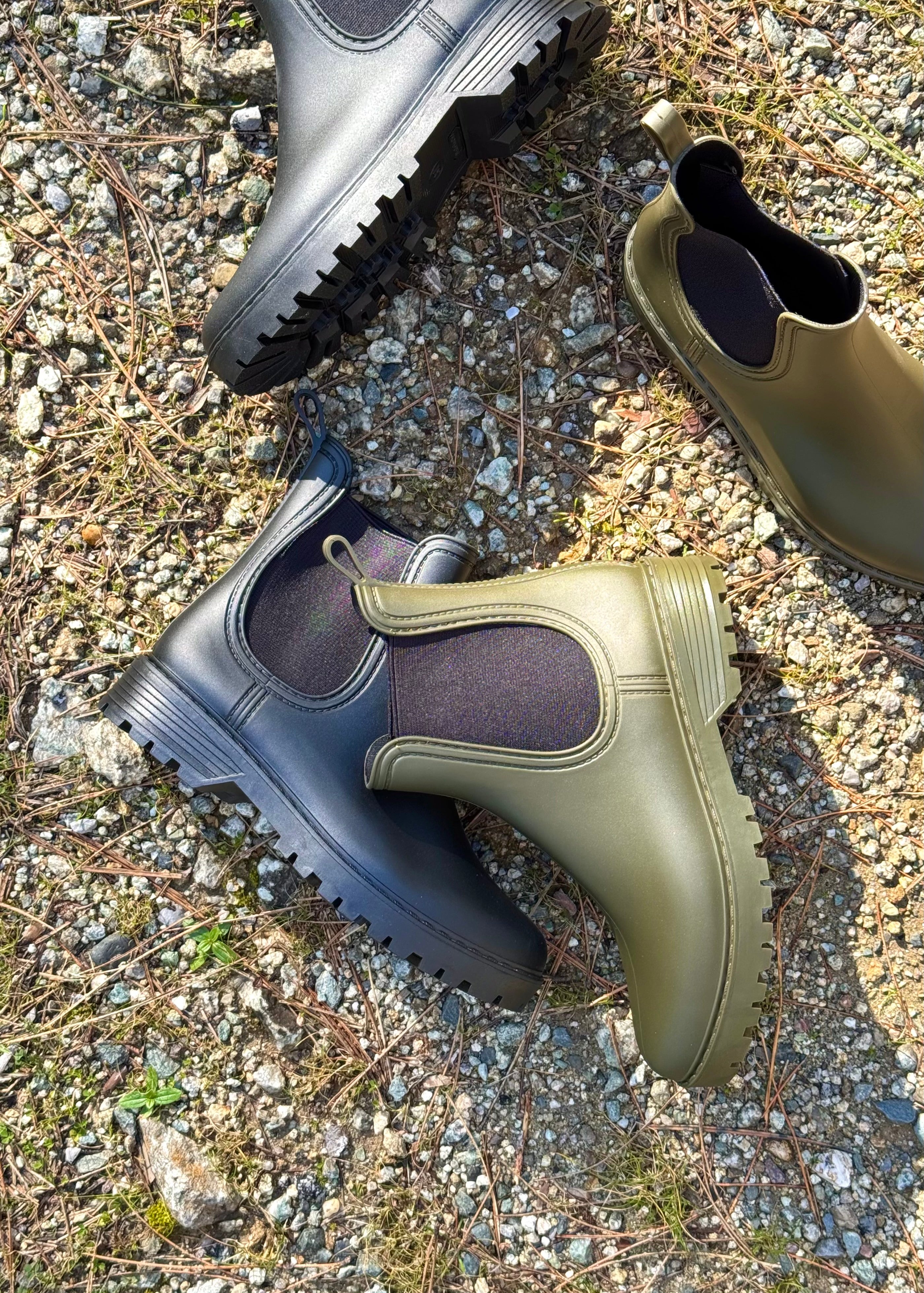 Bottes de pluie courtes Kaki - L'adresse Corte