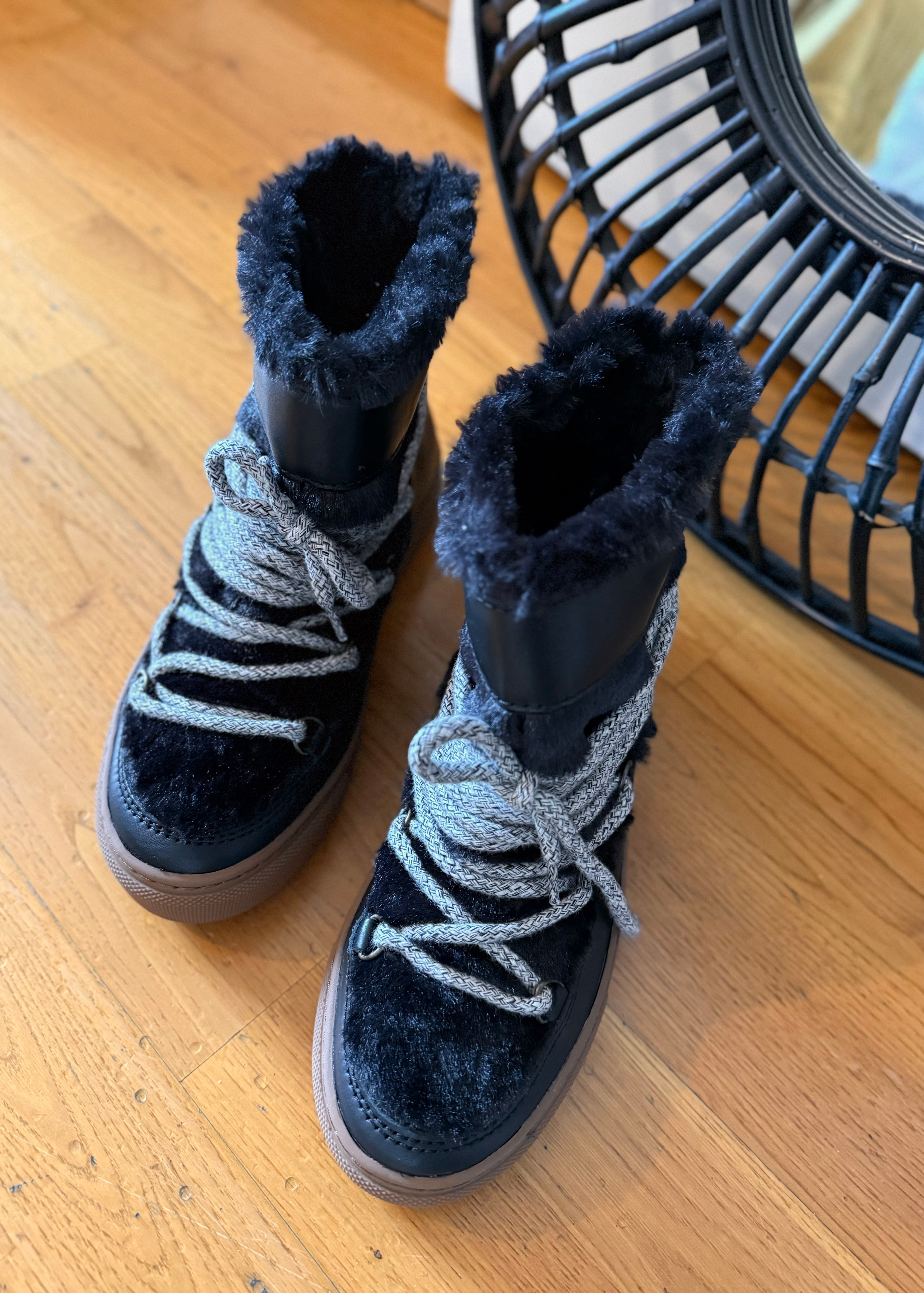 Bottines Maison Toufet Erica Noir - L'adresse Corte