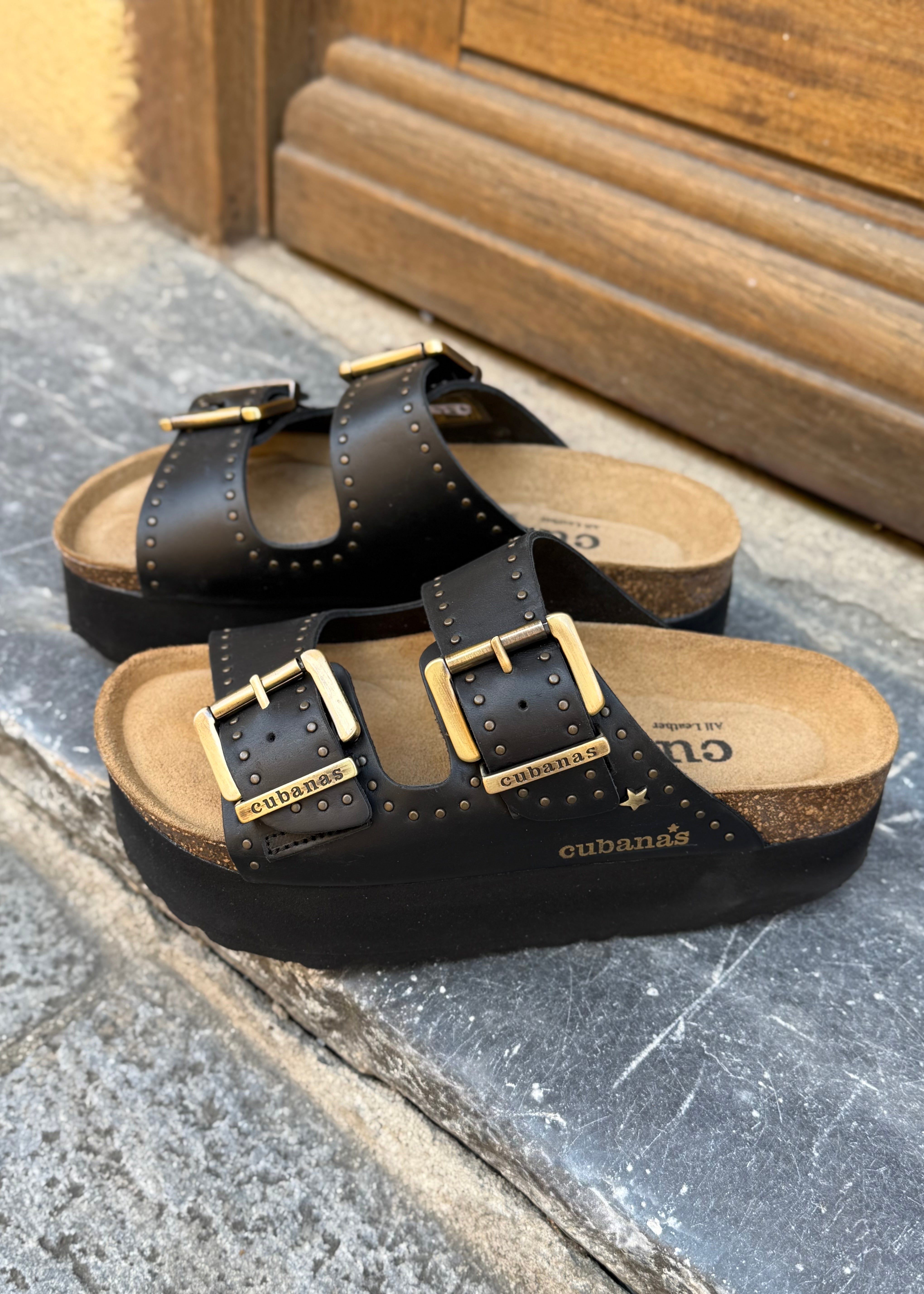 Sandales Cubanas Amalia Platform black Cubanas