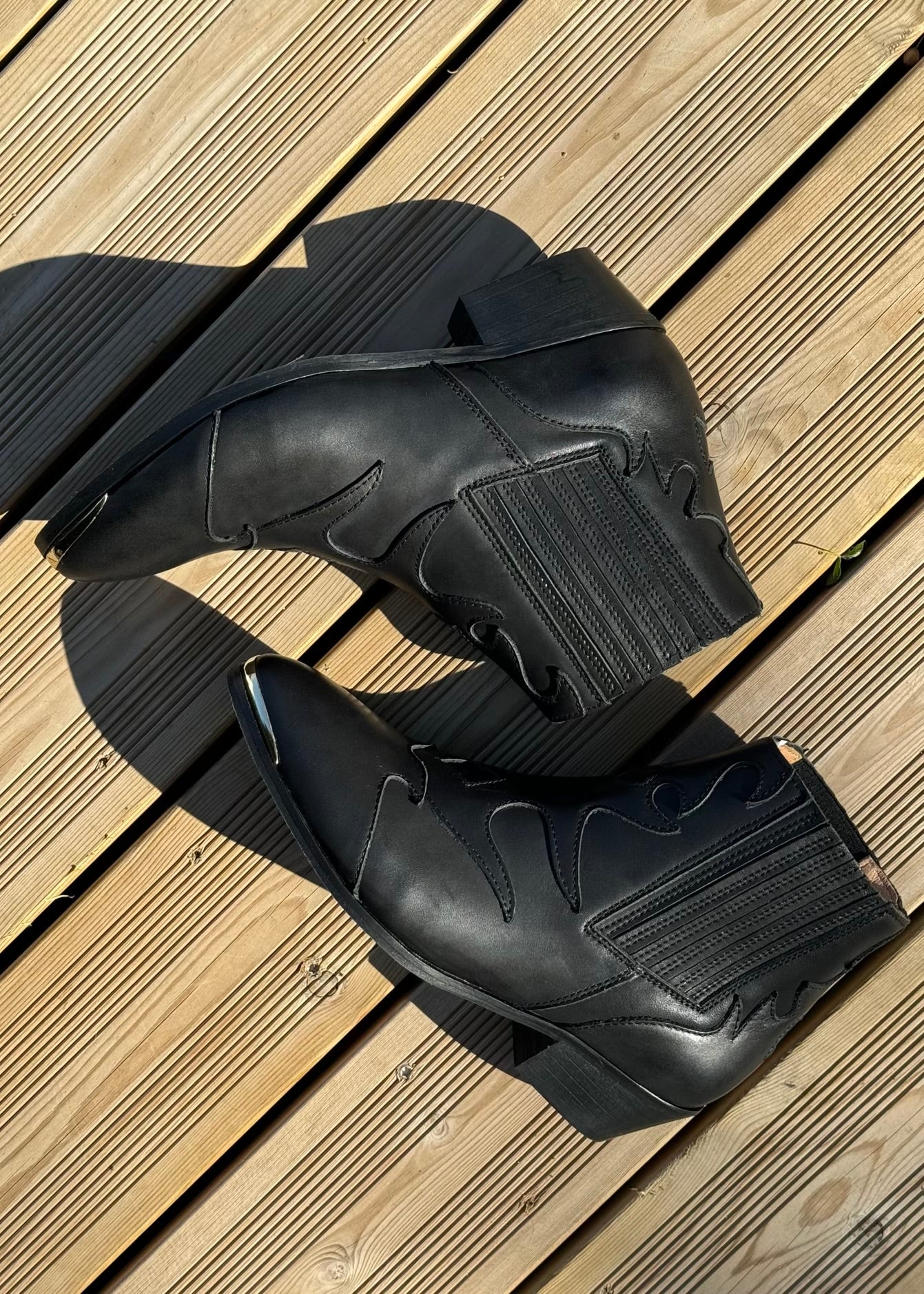 Bottines santiag Toral Sonia Nero - L'adresse Corte