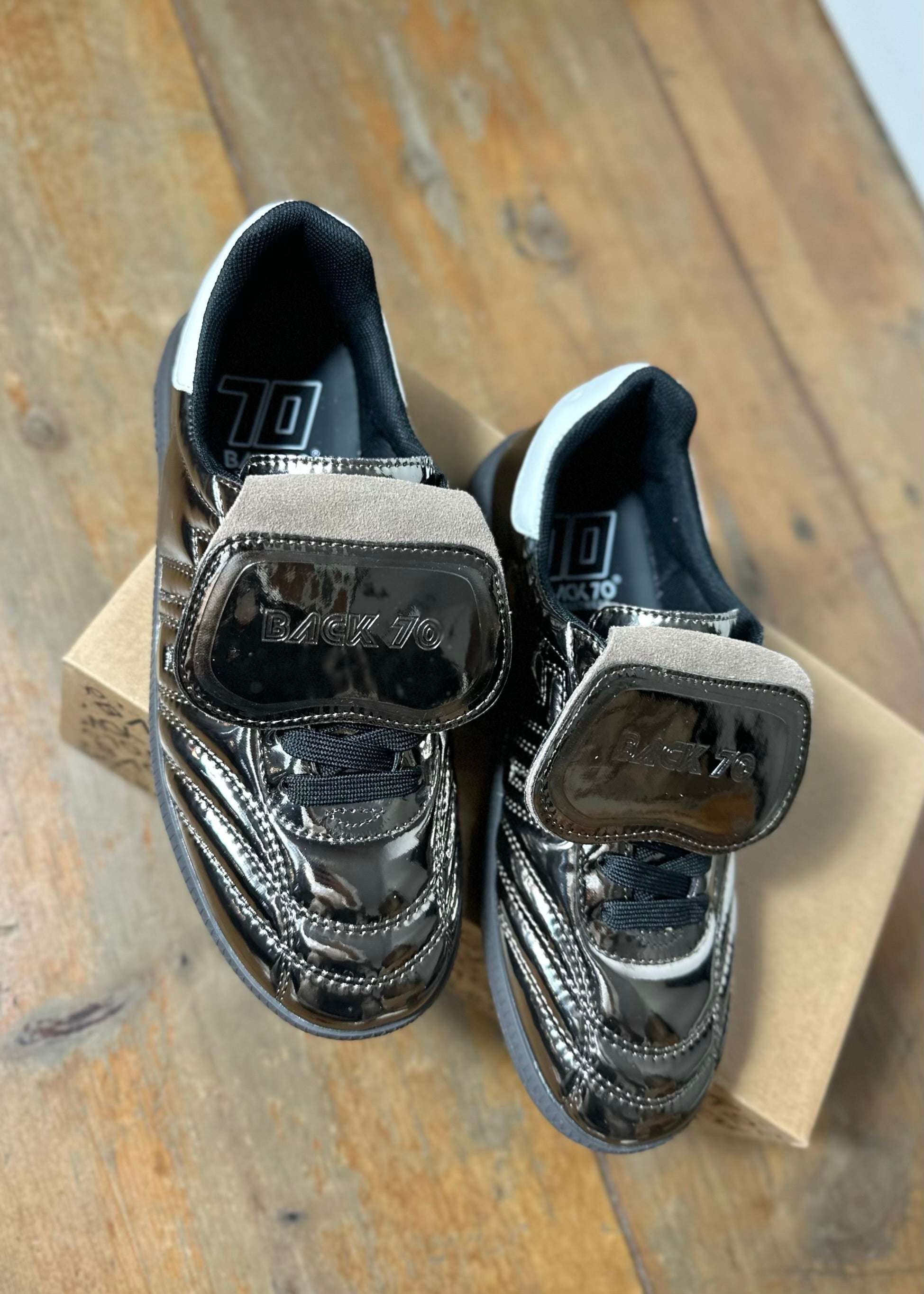 Baskets Back70 Fluffy Metallic Gun - L'adresse Corte