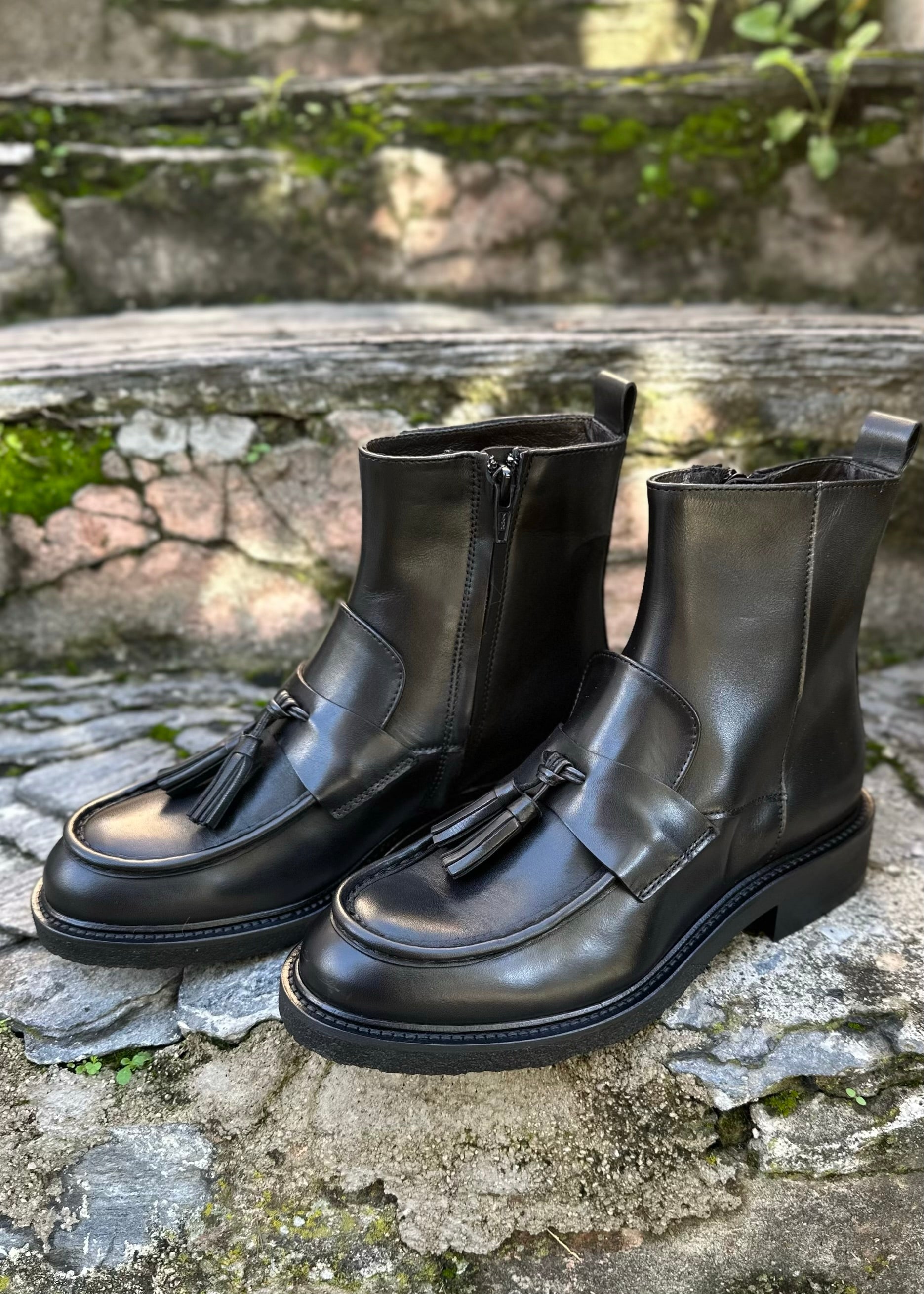 Bottines Billi Bi A7102 crust Black - L'adresse Corte