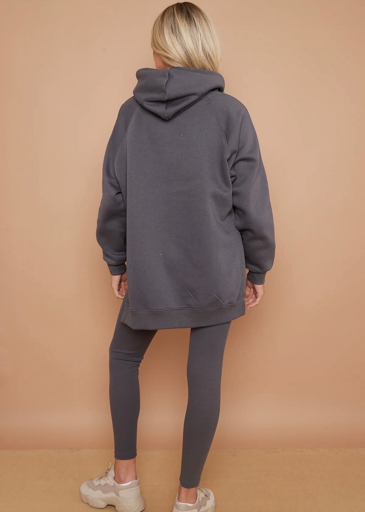 Ensemble oversized Sweat/legging gris - L'adresse Corte