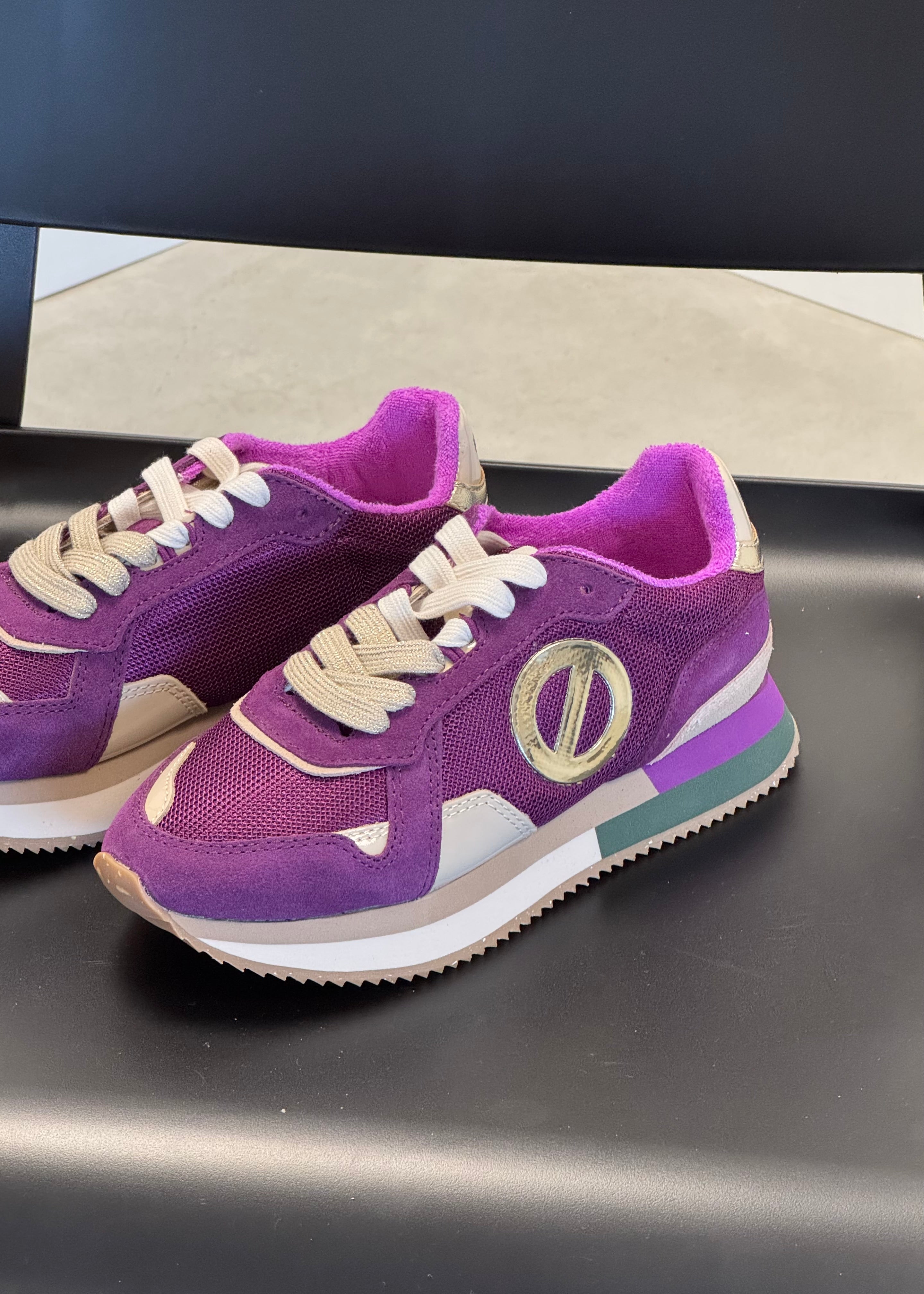 Baskets No name Mia Jogger Violet - L'adresse Corte
