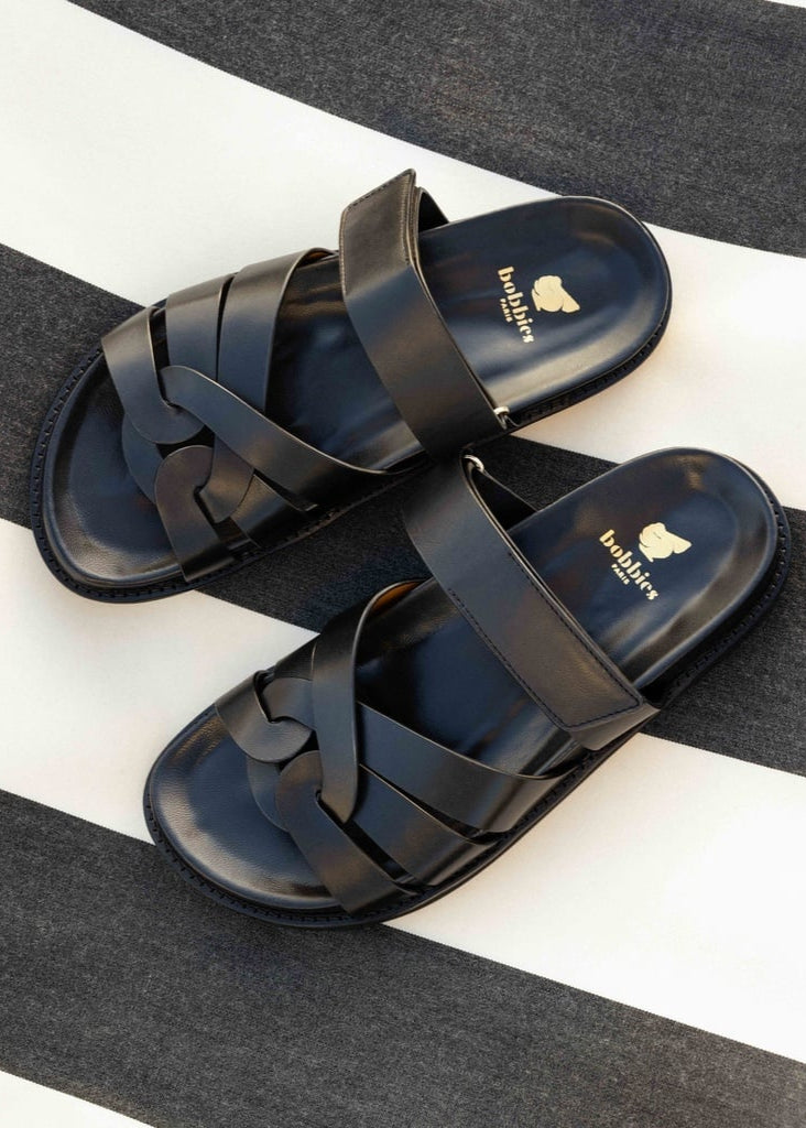 sandales bobbies atlas noir