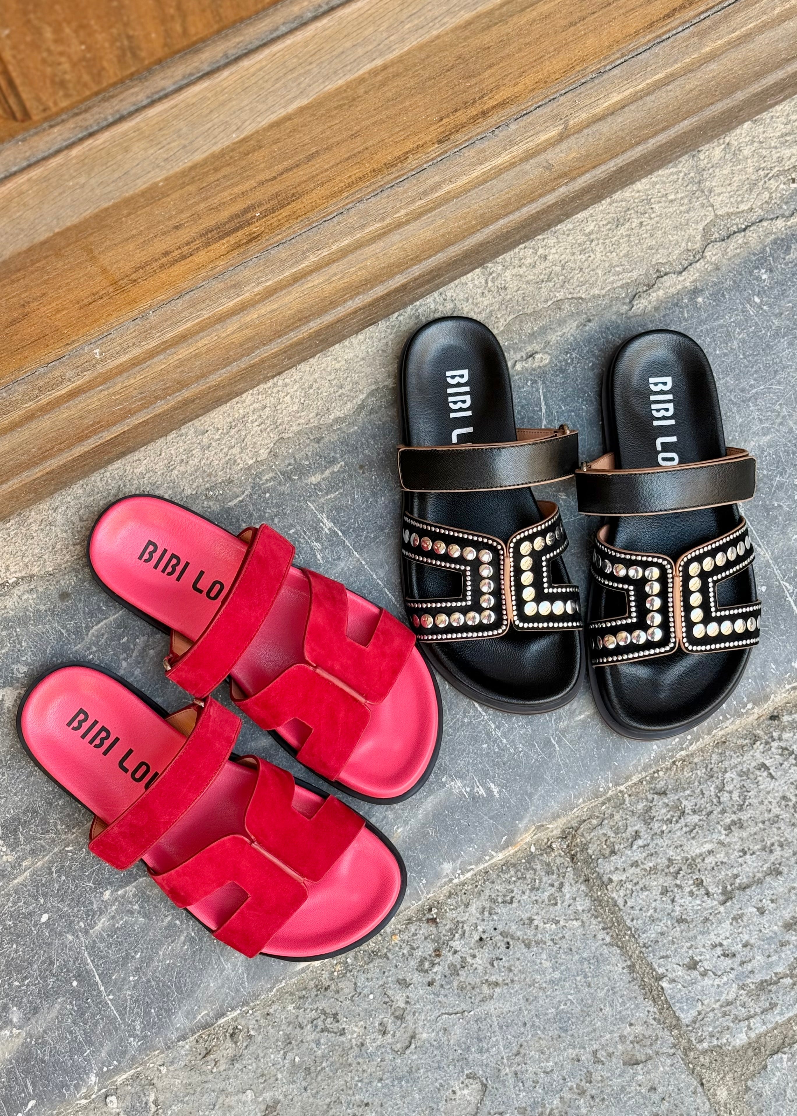 Mules Bibi Lou Mindy Nero studs Bibi Lou