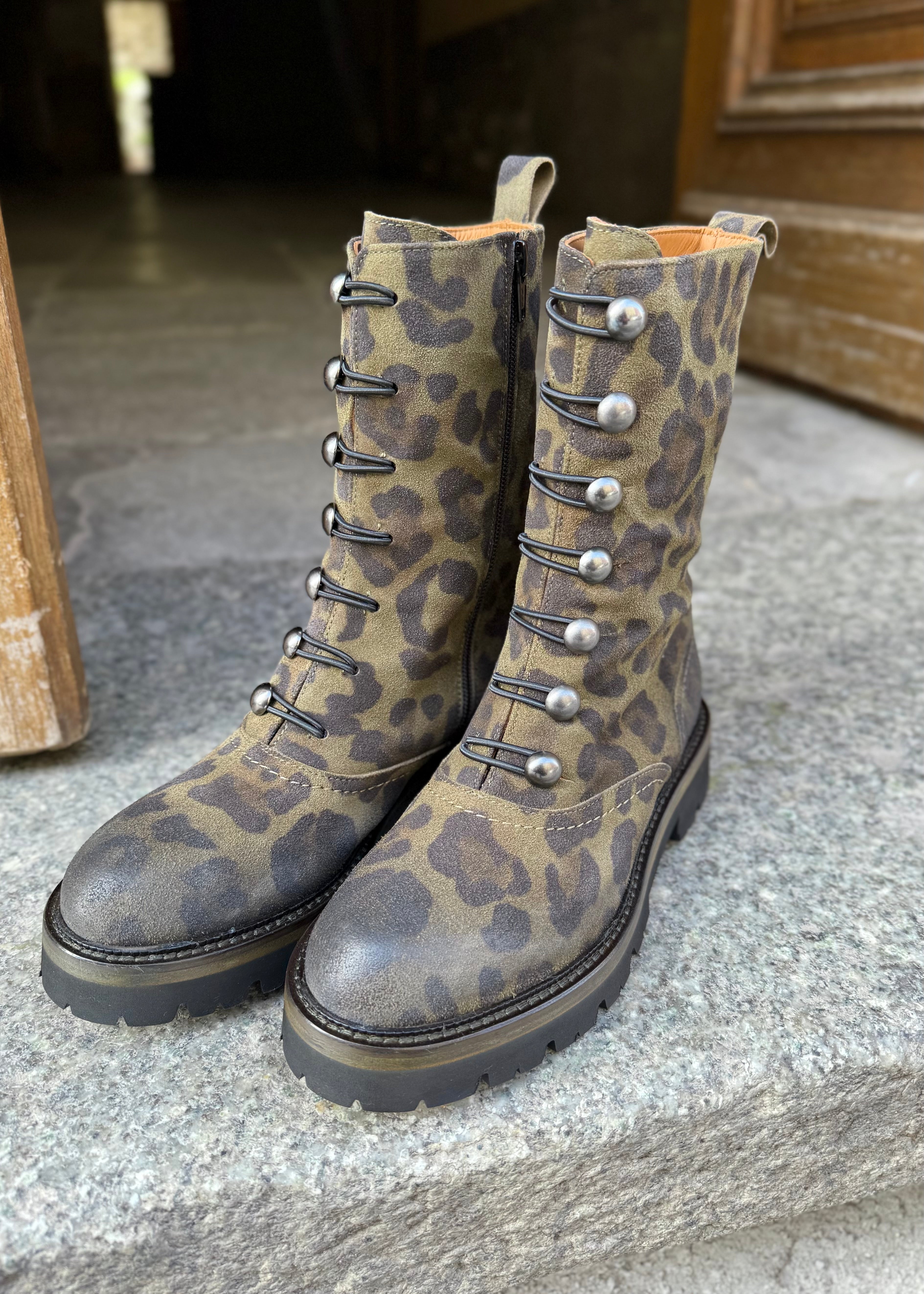 Bottines Mat:20 Carrie 7390 Léo kaki - L'adresse Corte