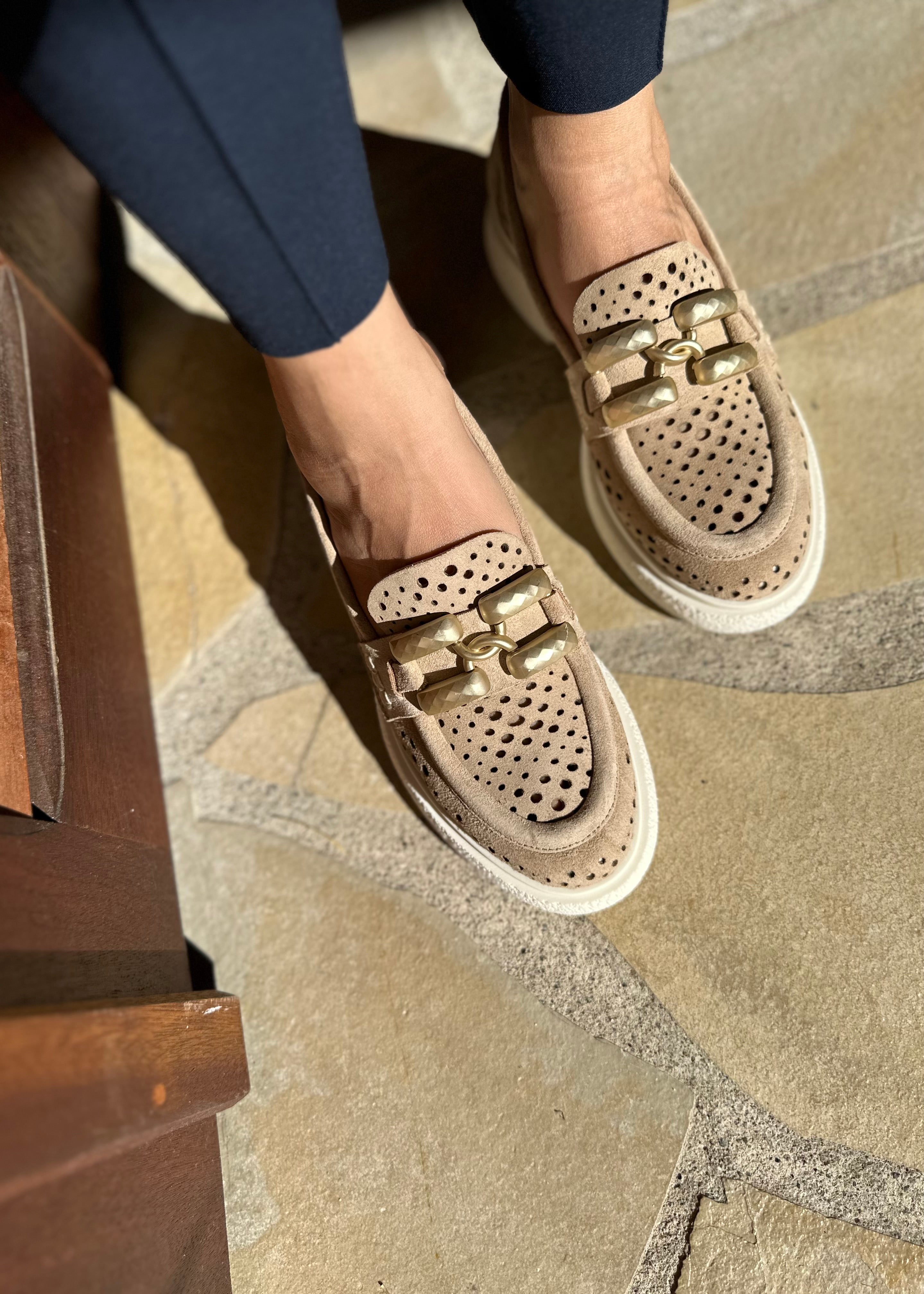 Mocassins Semerdjian E303E12 Beige - L'adresse Corte