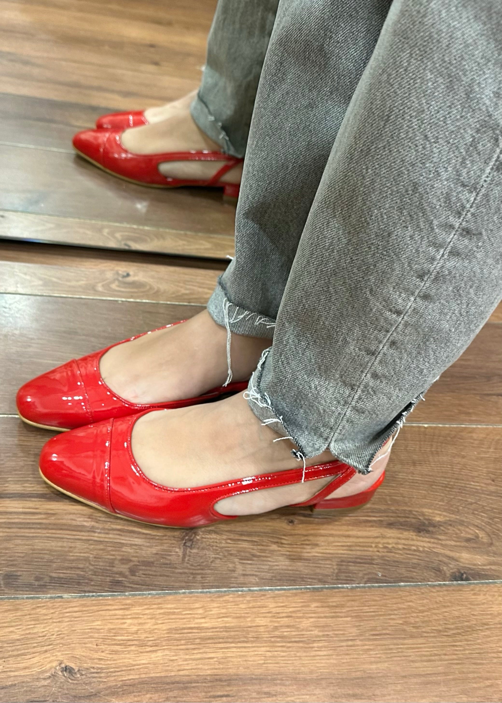 Sandales Slingback Toral Luisa Rojo - L'adresse Corte