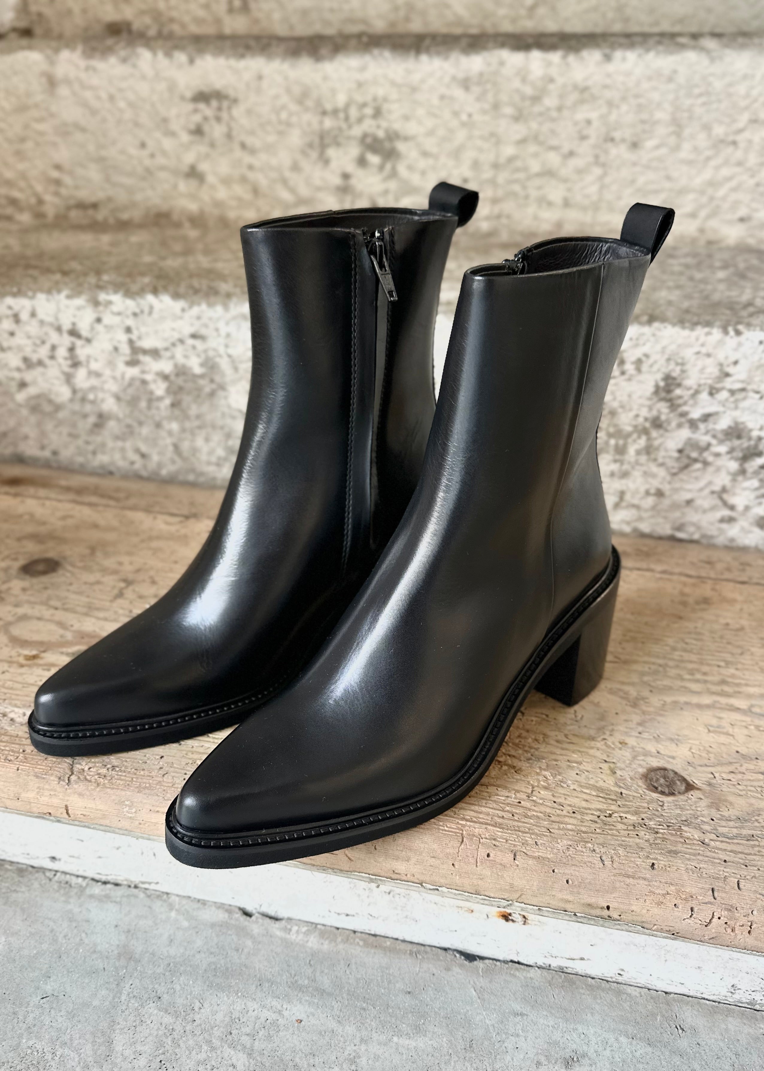 Bottines à talons Billi bi C5298 Black - L'adresse Corte