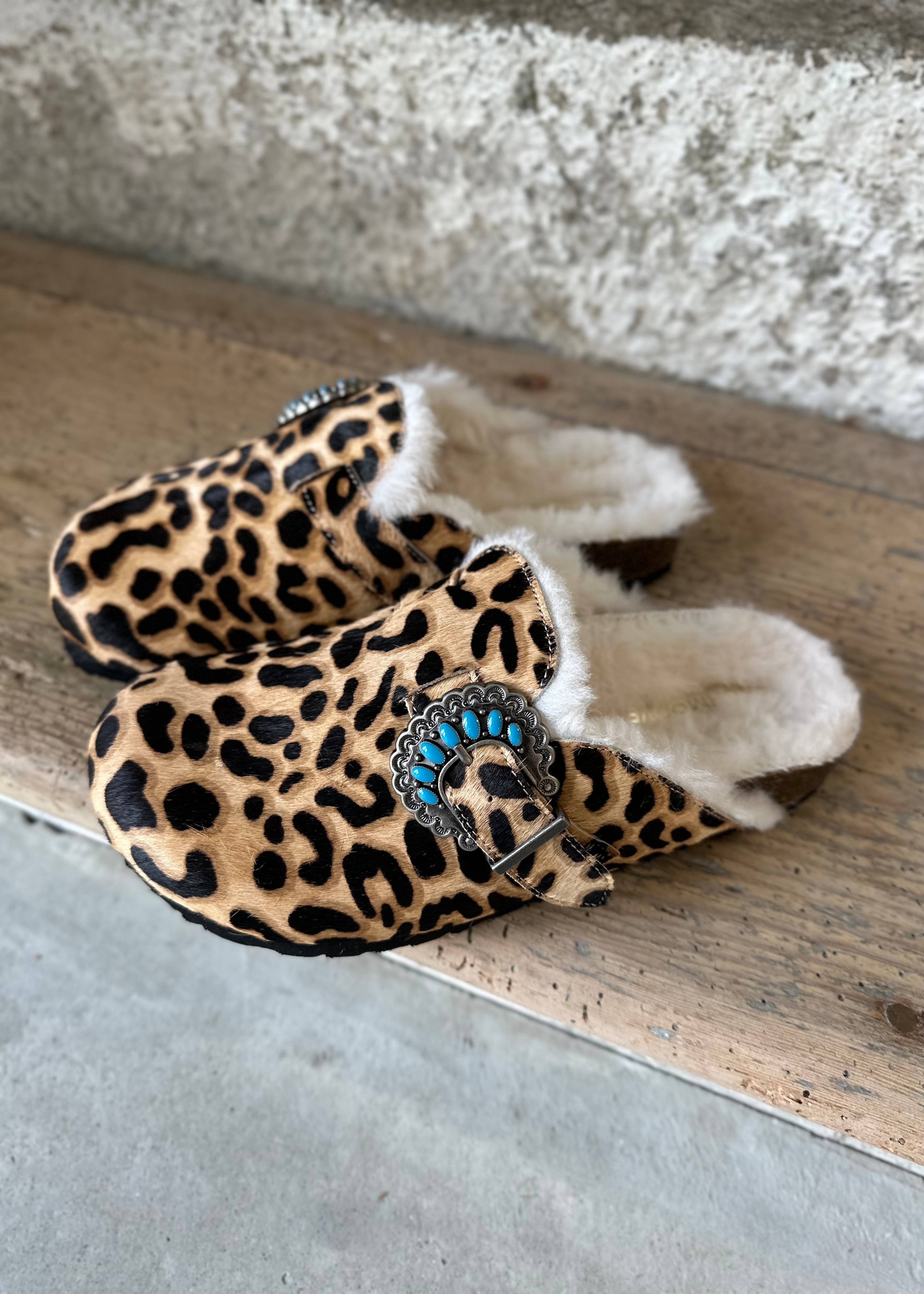 Mules Schmoove Paloma clog Léo/fur - L'adresse Corte