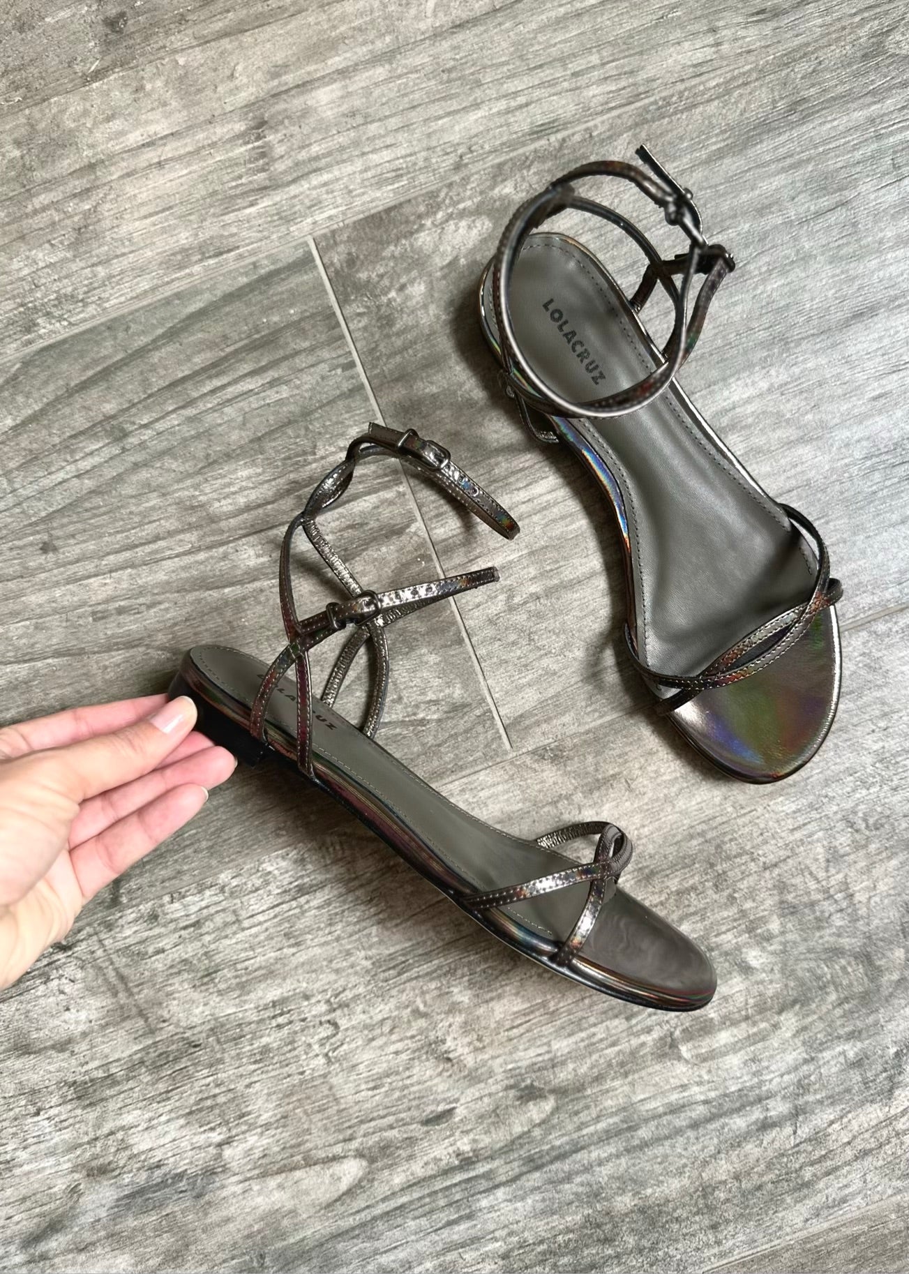 Sandales Lola Cruz Bionaz Plomo