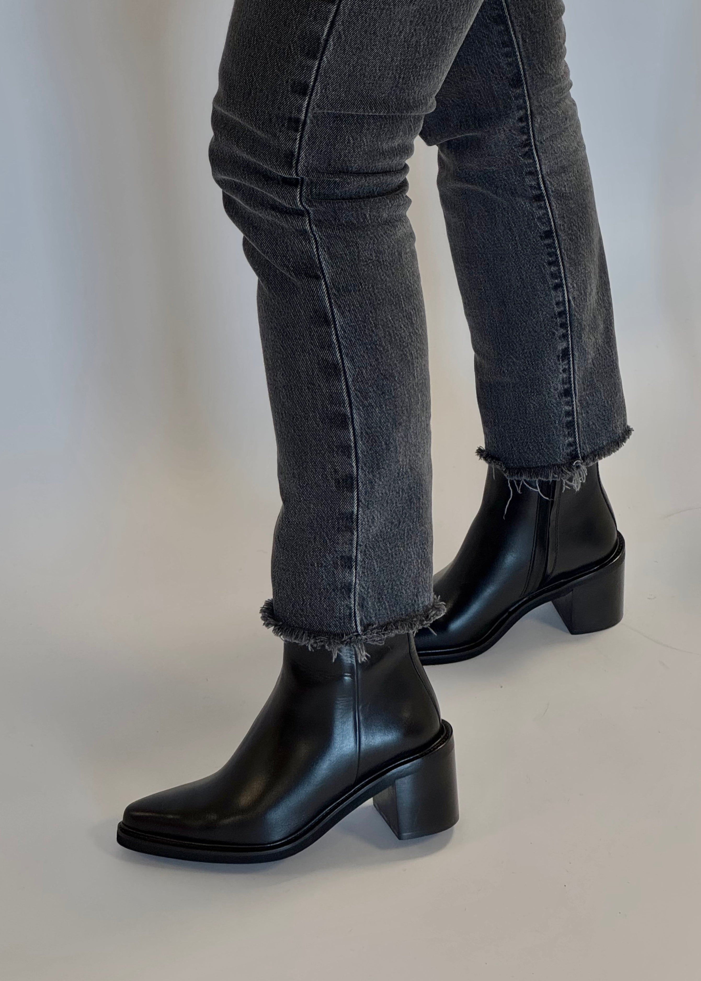 Bottines à talons Billi bi C5298 Black - L'adresse Corte