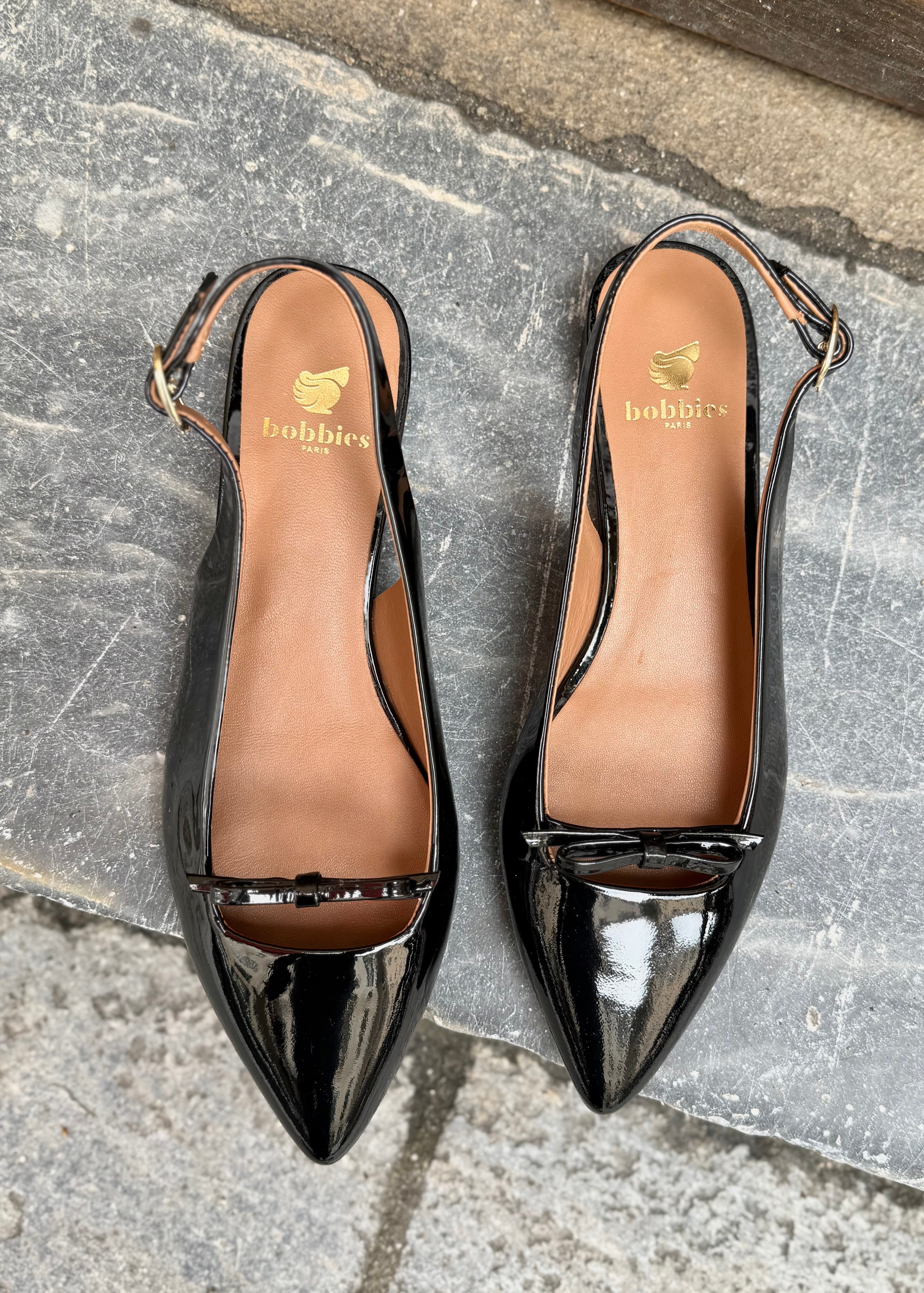 Ballerines Bobbies Estela Noir Bobbies