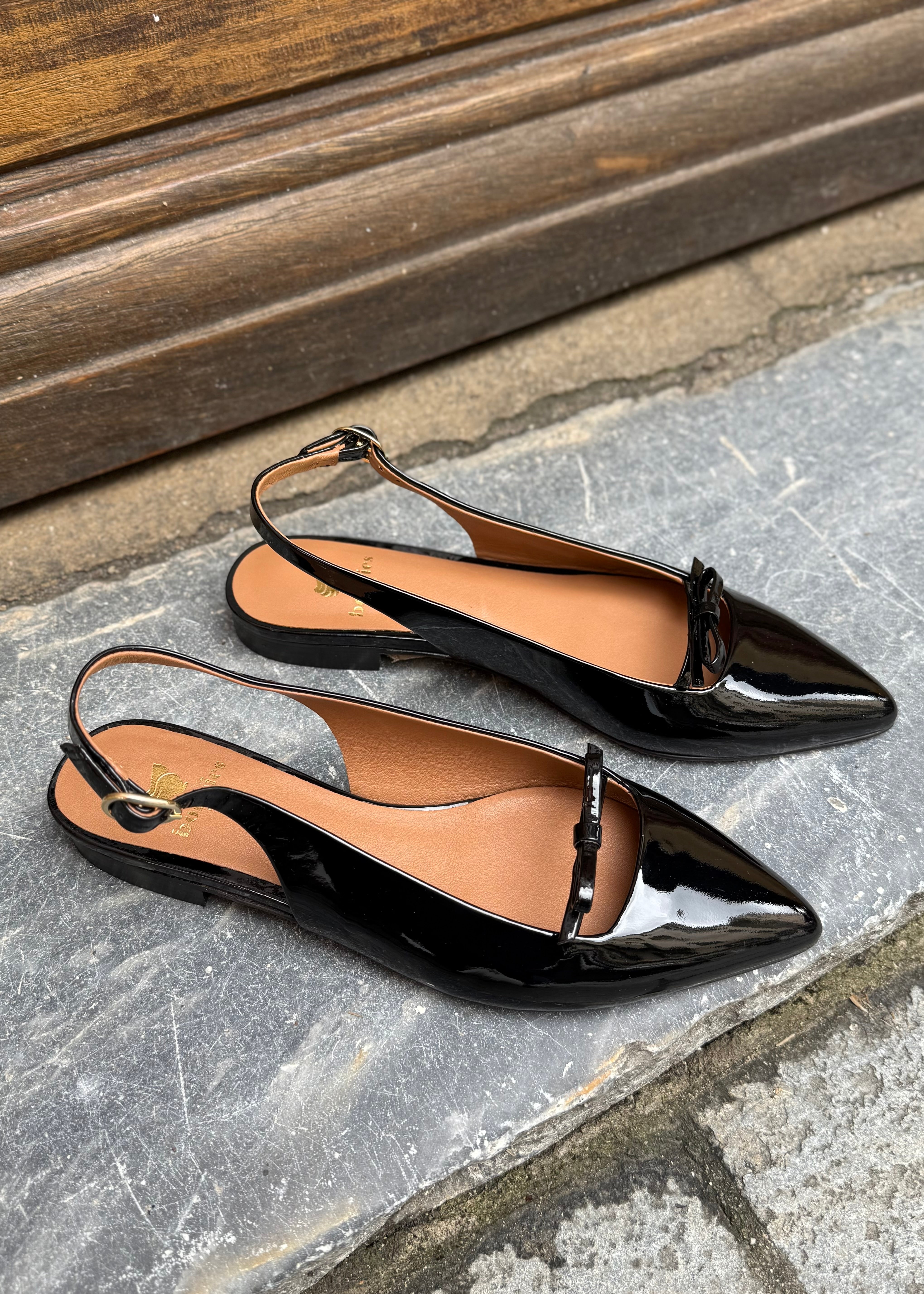 Ballerines Bobbies Estela Noir Bobbies