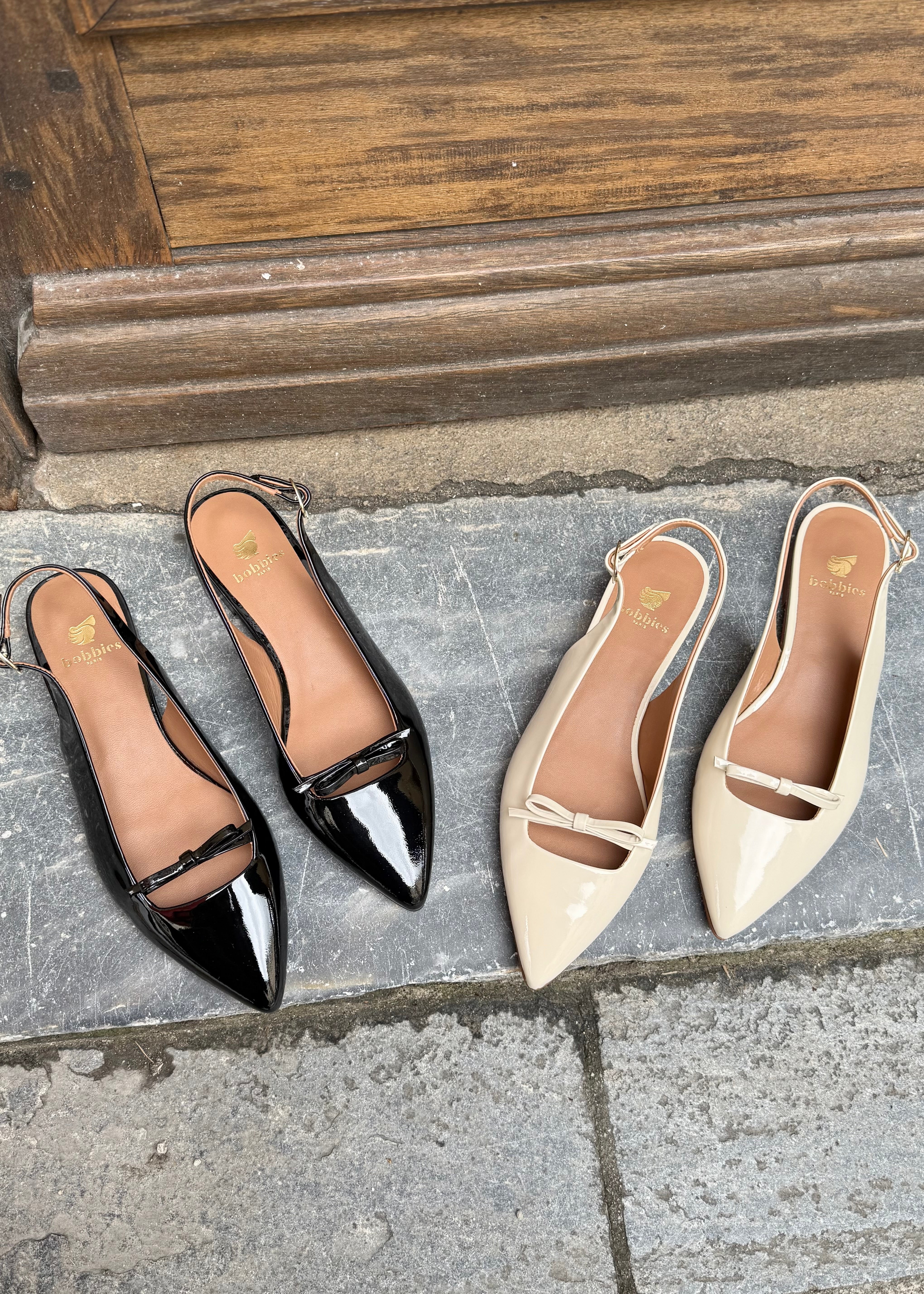 Ballerines Bobbies Estela Noir Bobbies