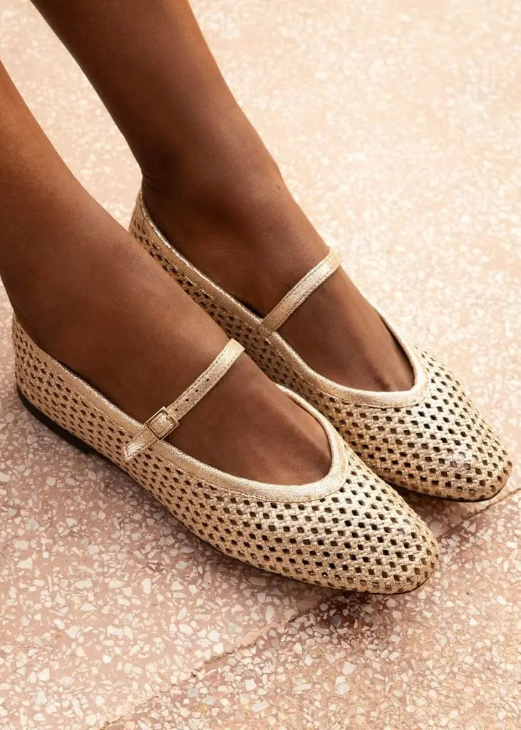 Ballerines Bobbies Maya Or Bobbies