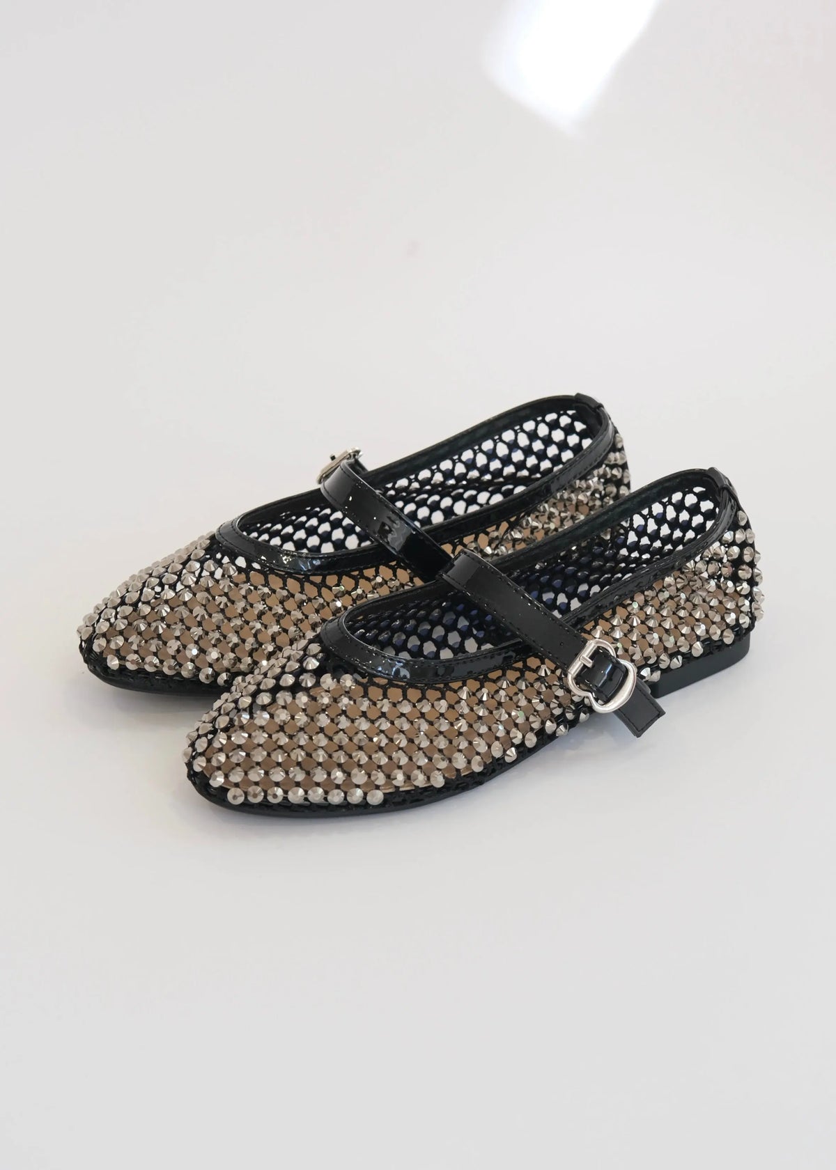 Ballerines NOA Black/Strass L'adresse Corte