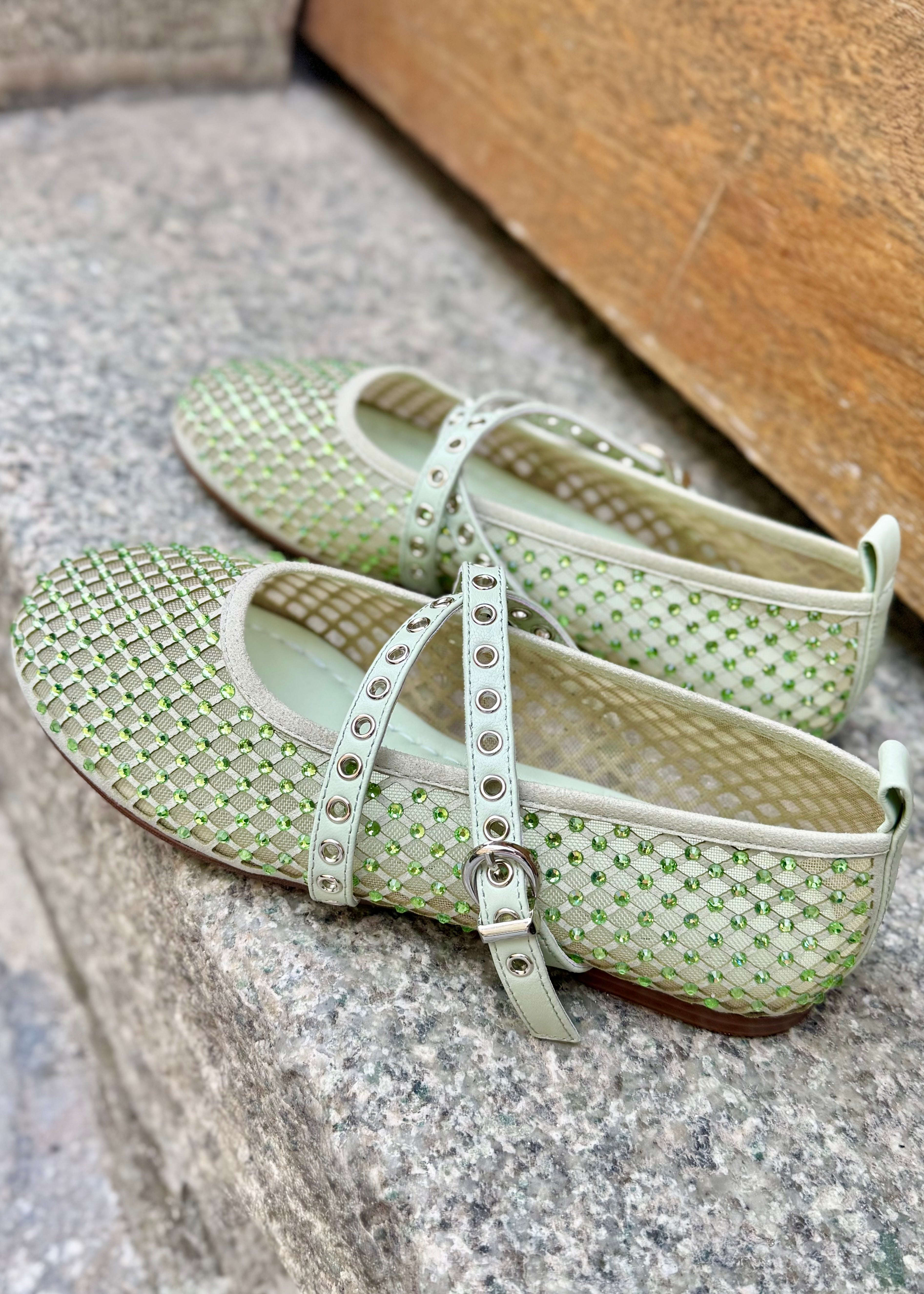 Ballerines Toral Vilma Vert d'eau strass Toral shoes