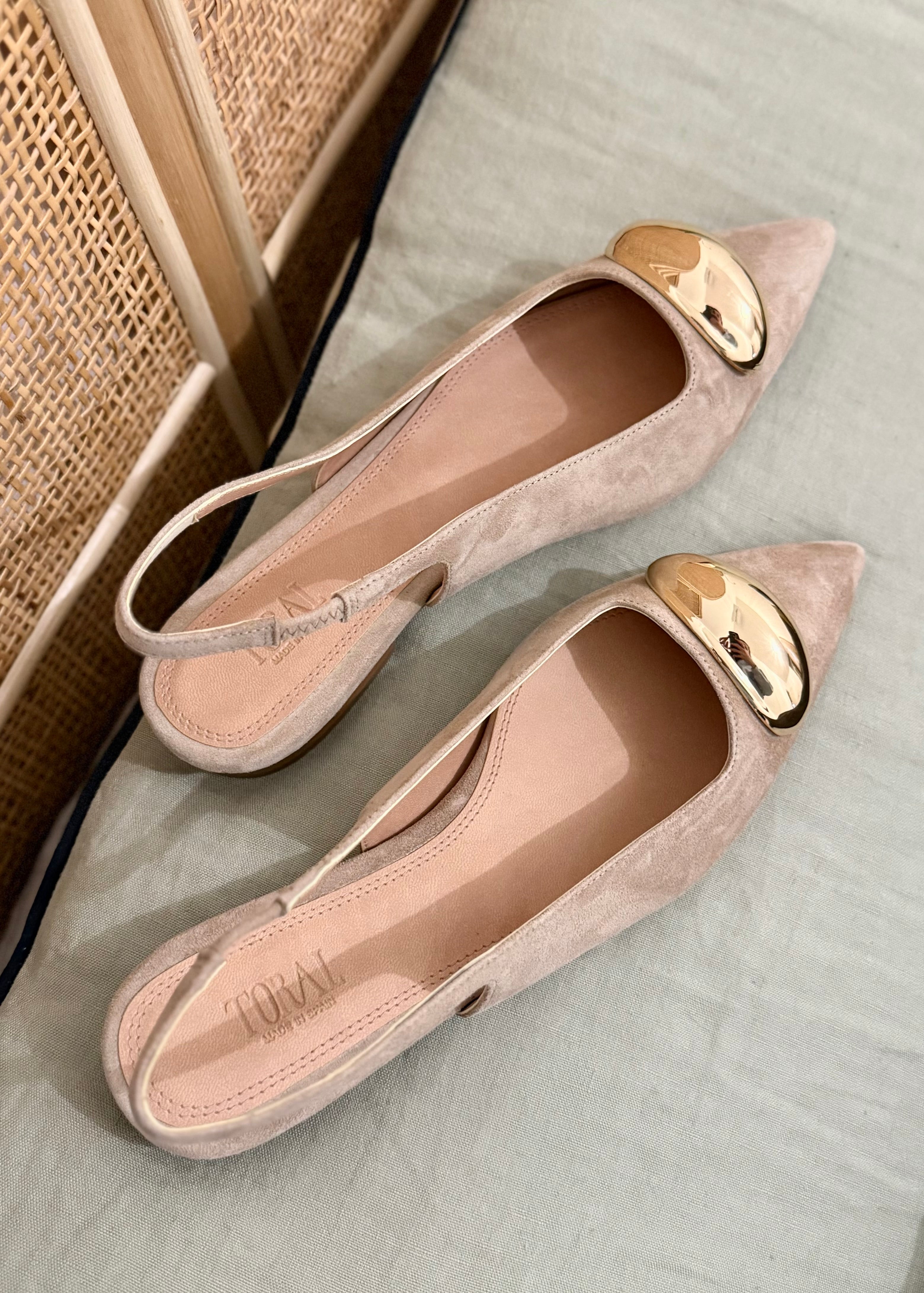 Ballerines Slingback Toral Carole Taupe