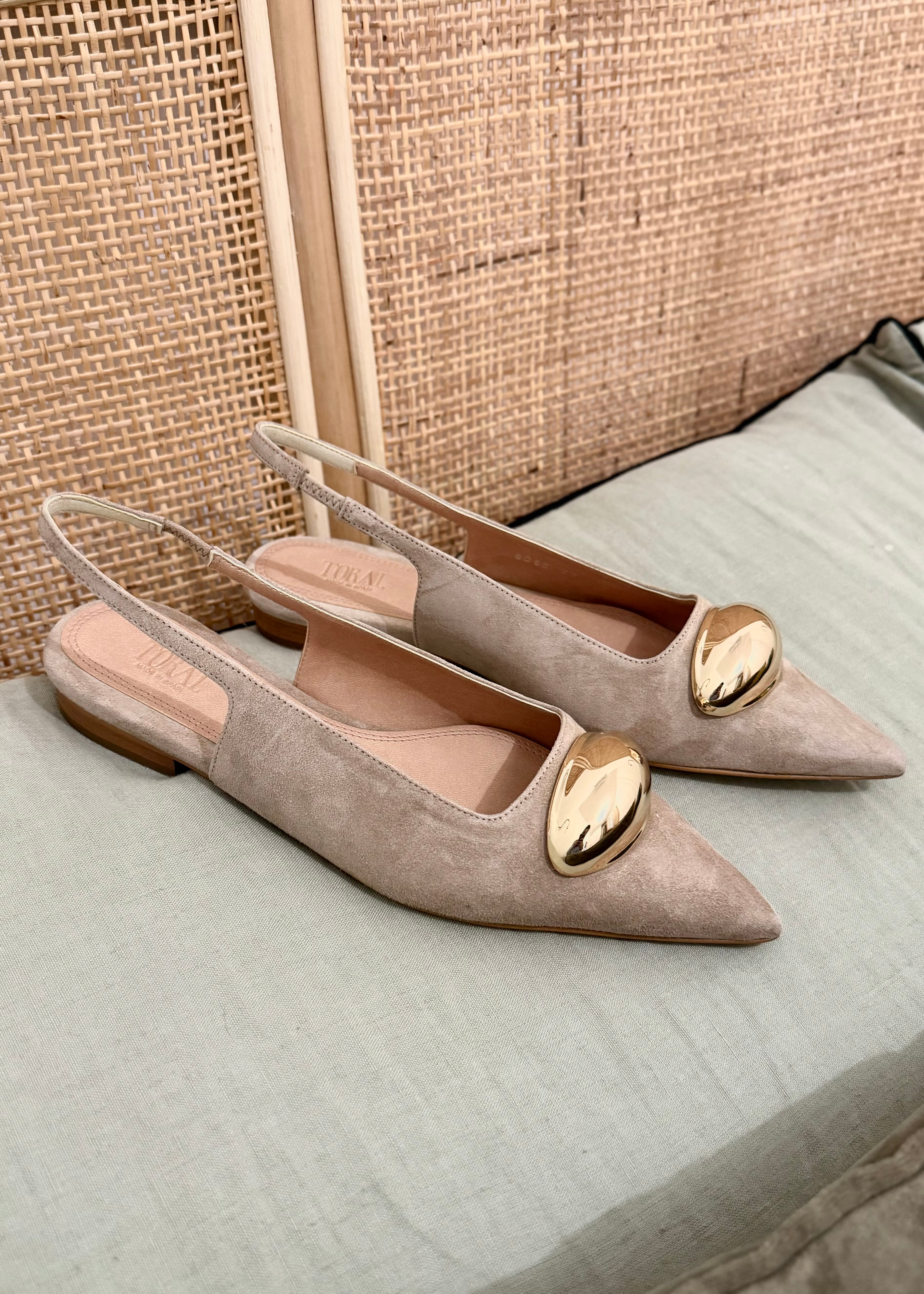 Ballerines Slingback Toral Carole Taupe