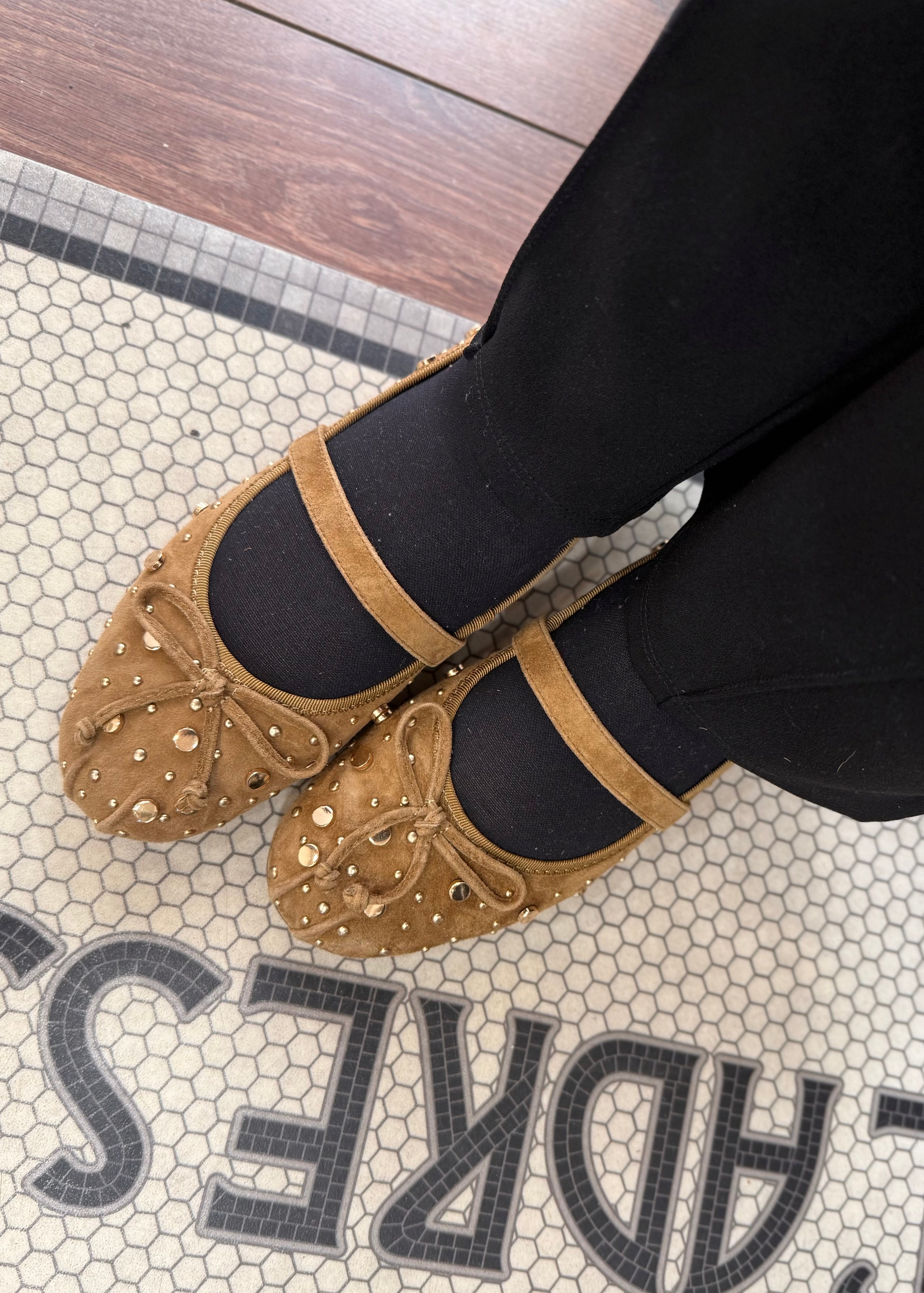 Ballerines Toral Andrea suède Camel