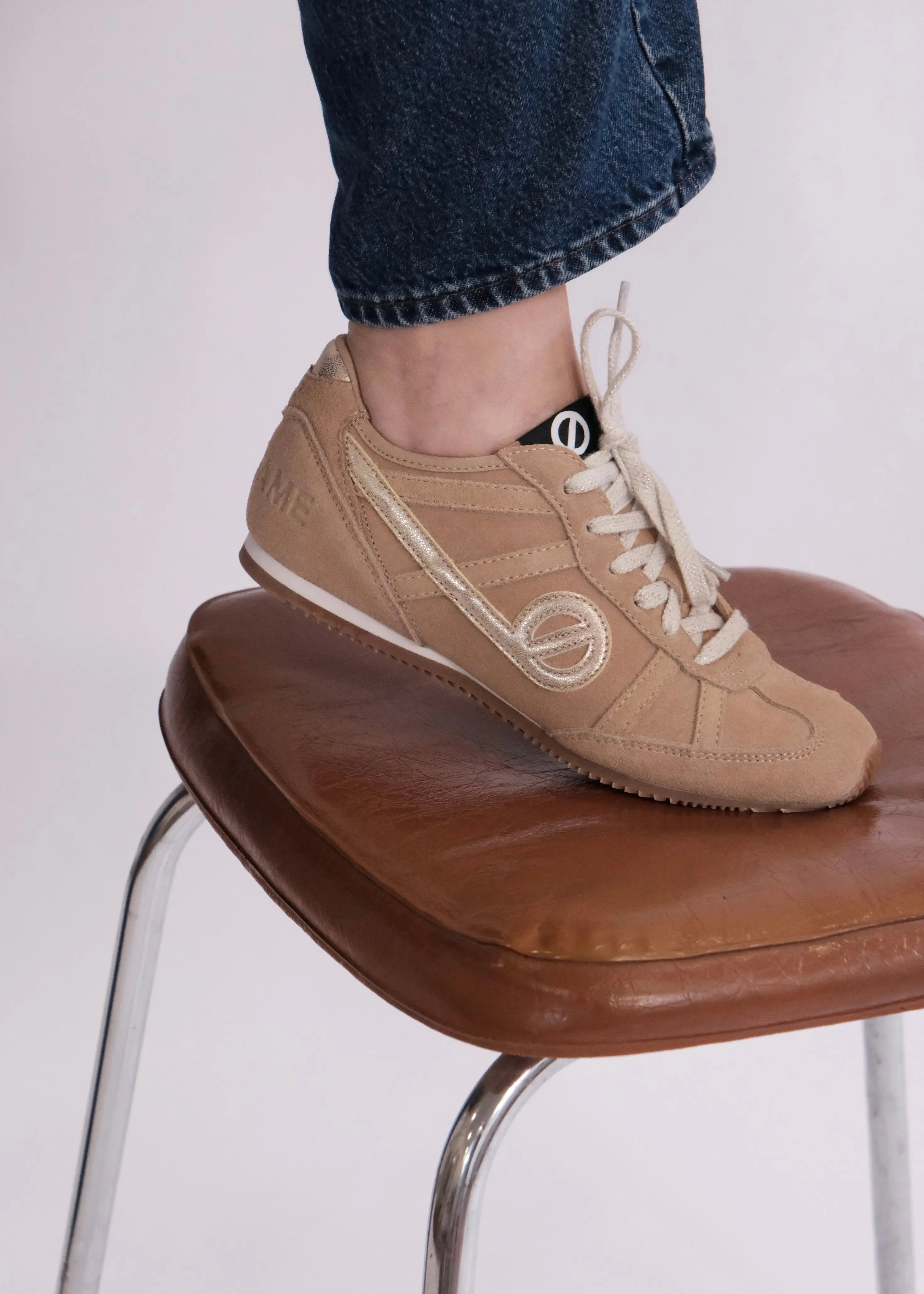 Baskets No name EVO Run Nude suède No Name