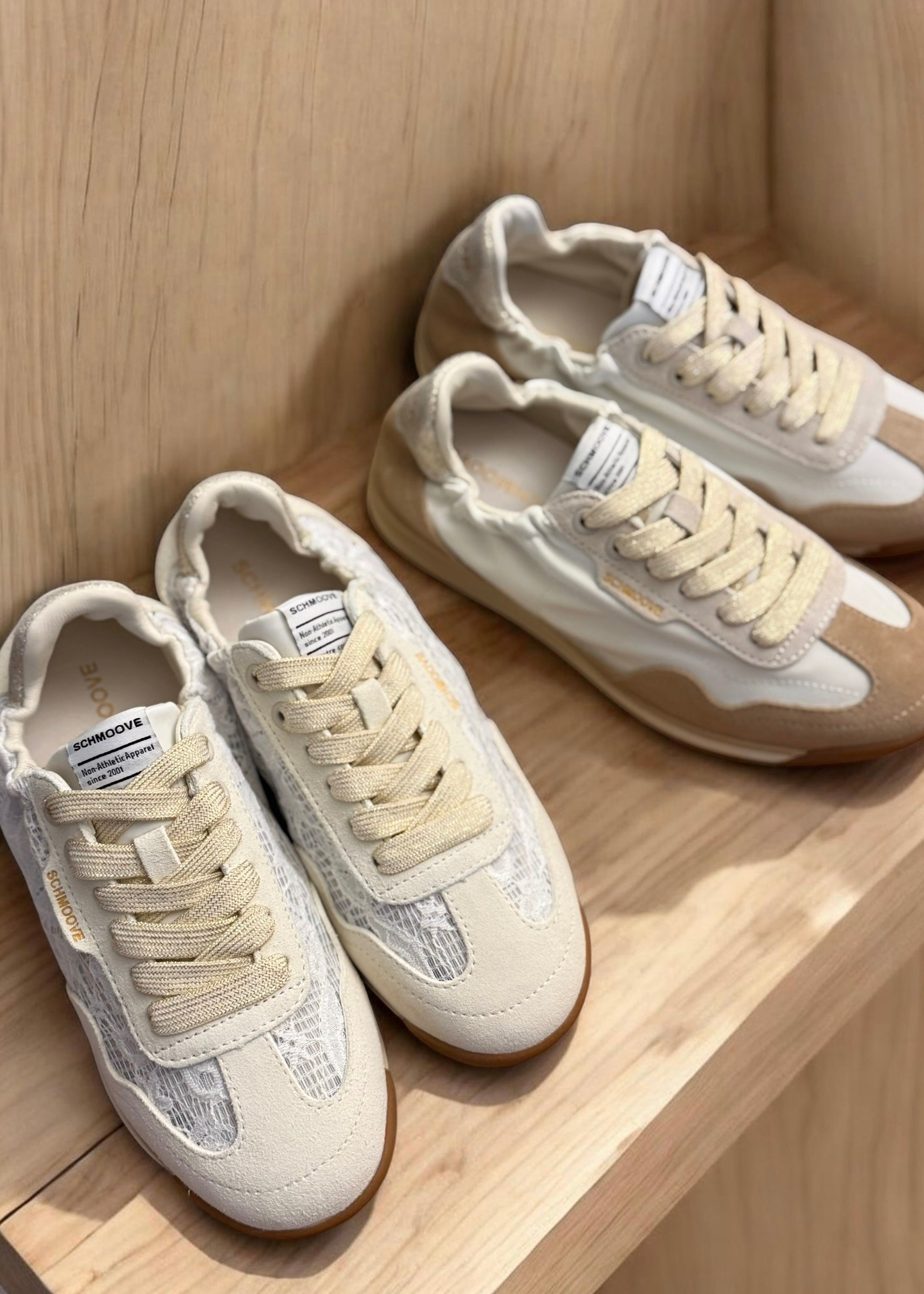 Baskets Schmoove Camden Lace beige Schmoove