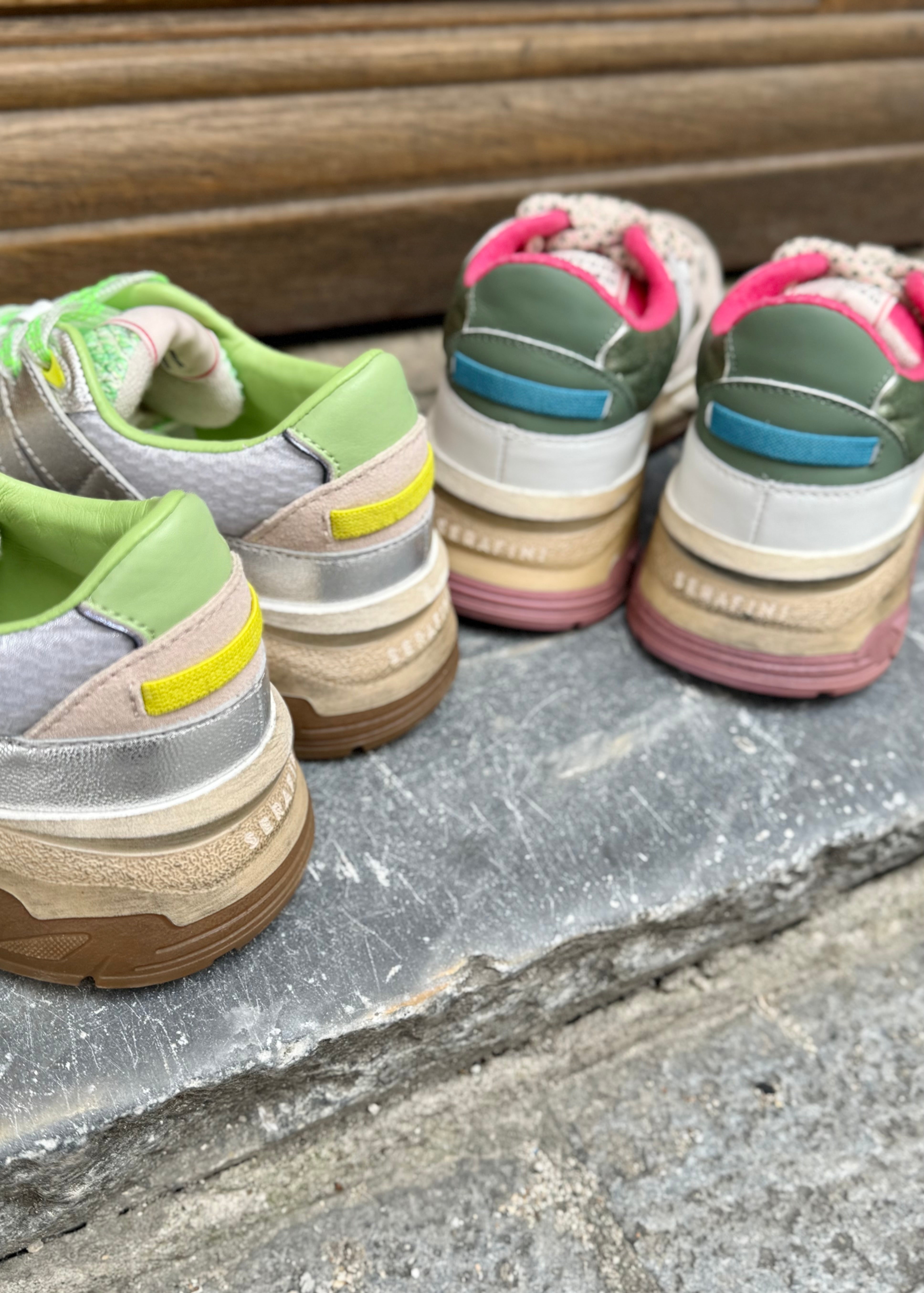 Baskets Serafini Vibe Silver/Green Serafini