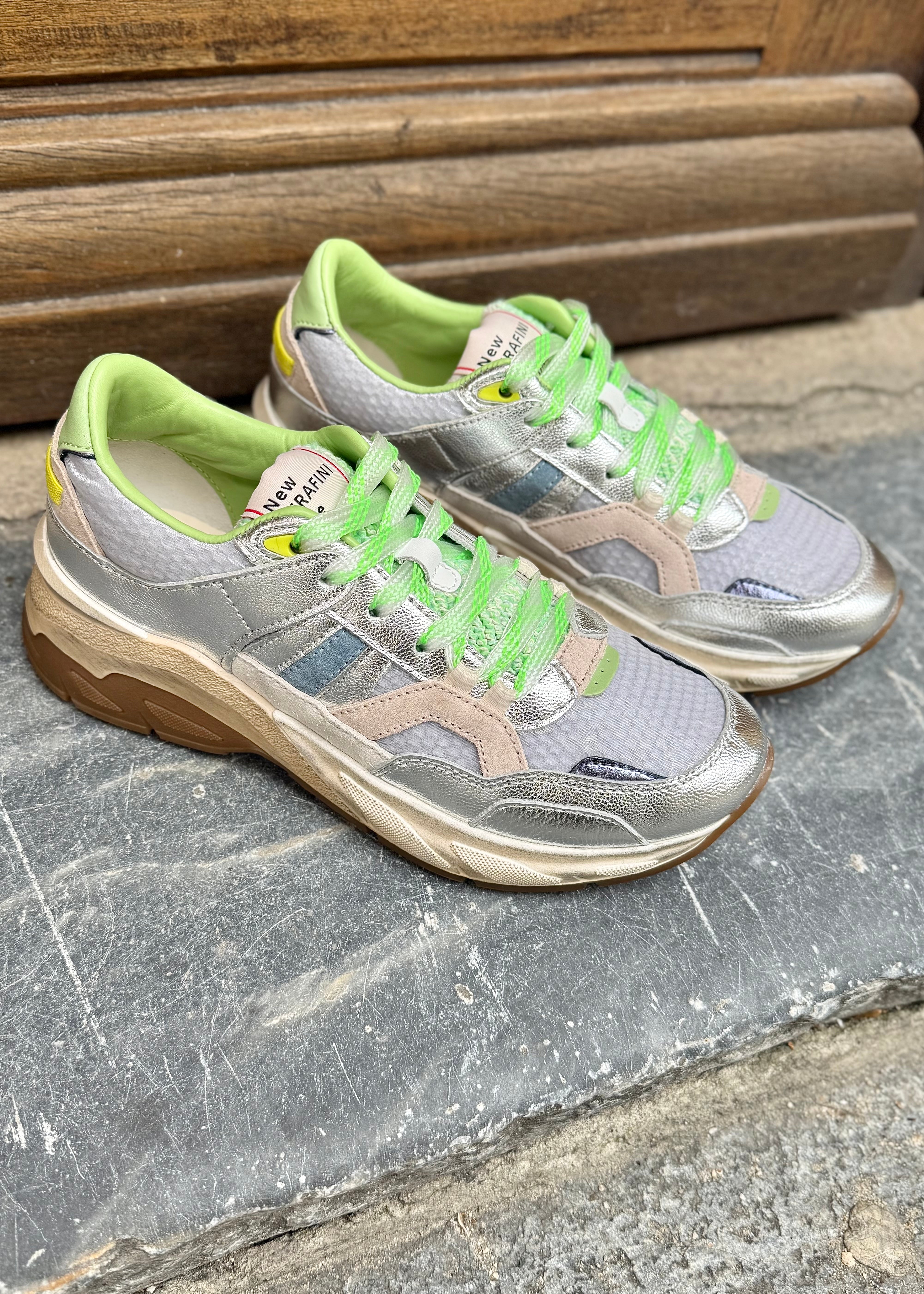 Baskets Serafini Vibe Silver/Green Serafini