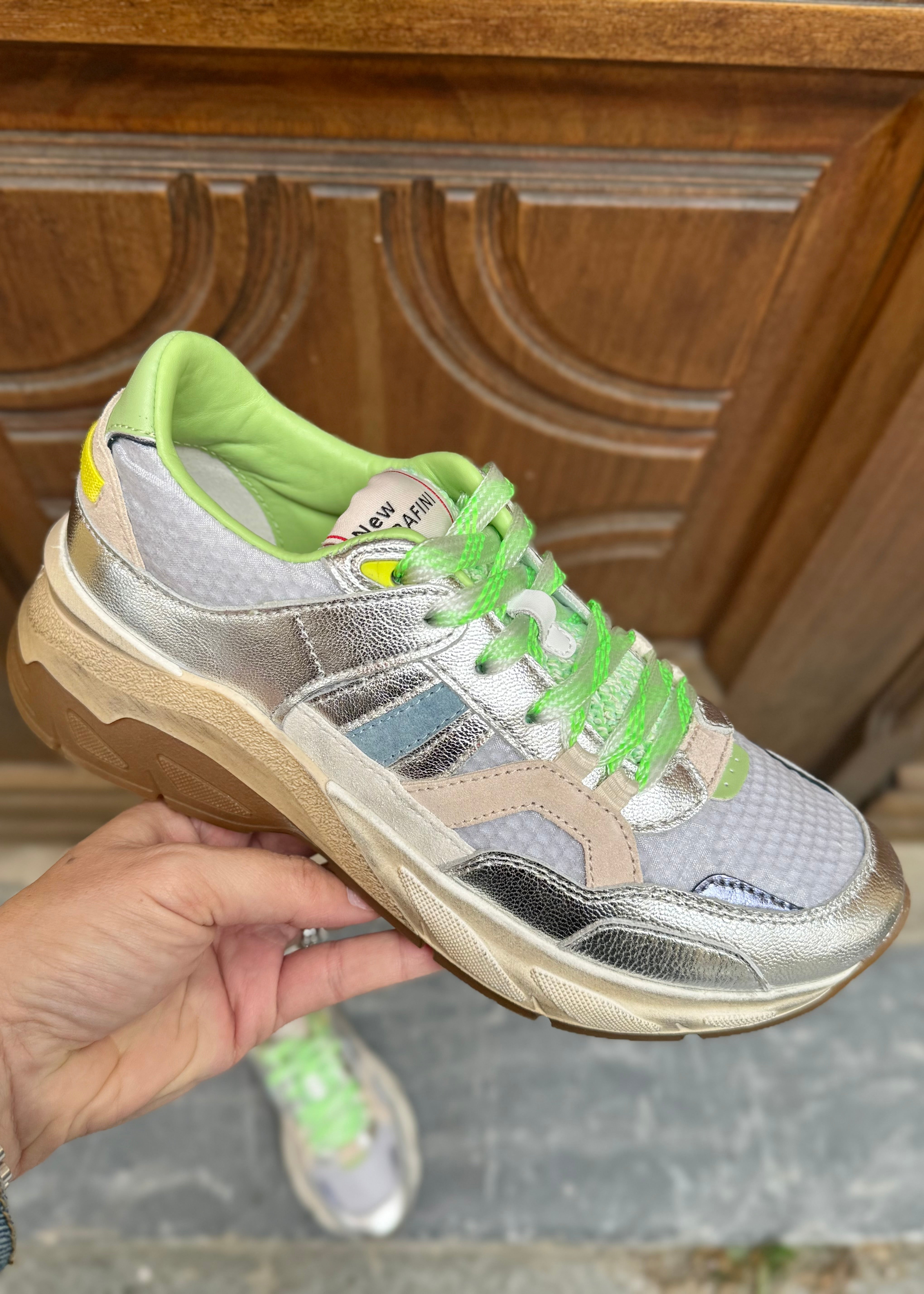 Baskets Serafini Vibe Silver/Green Serafini