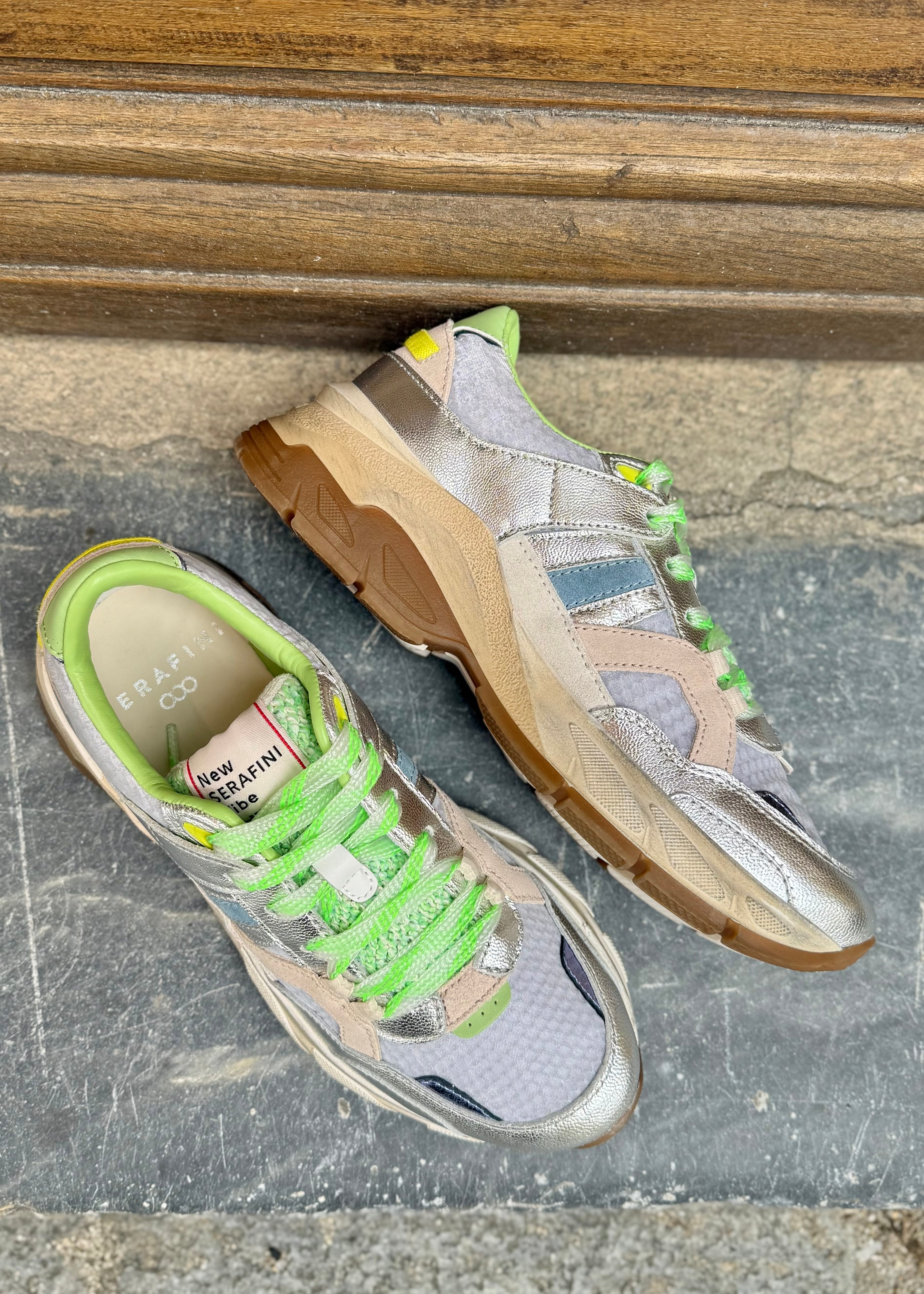 Baskets Serafini Vibe Silver/Green Serafini