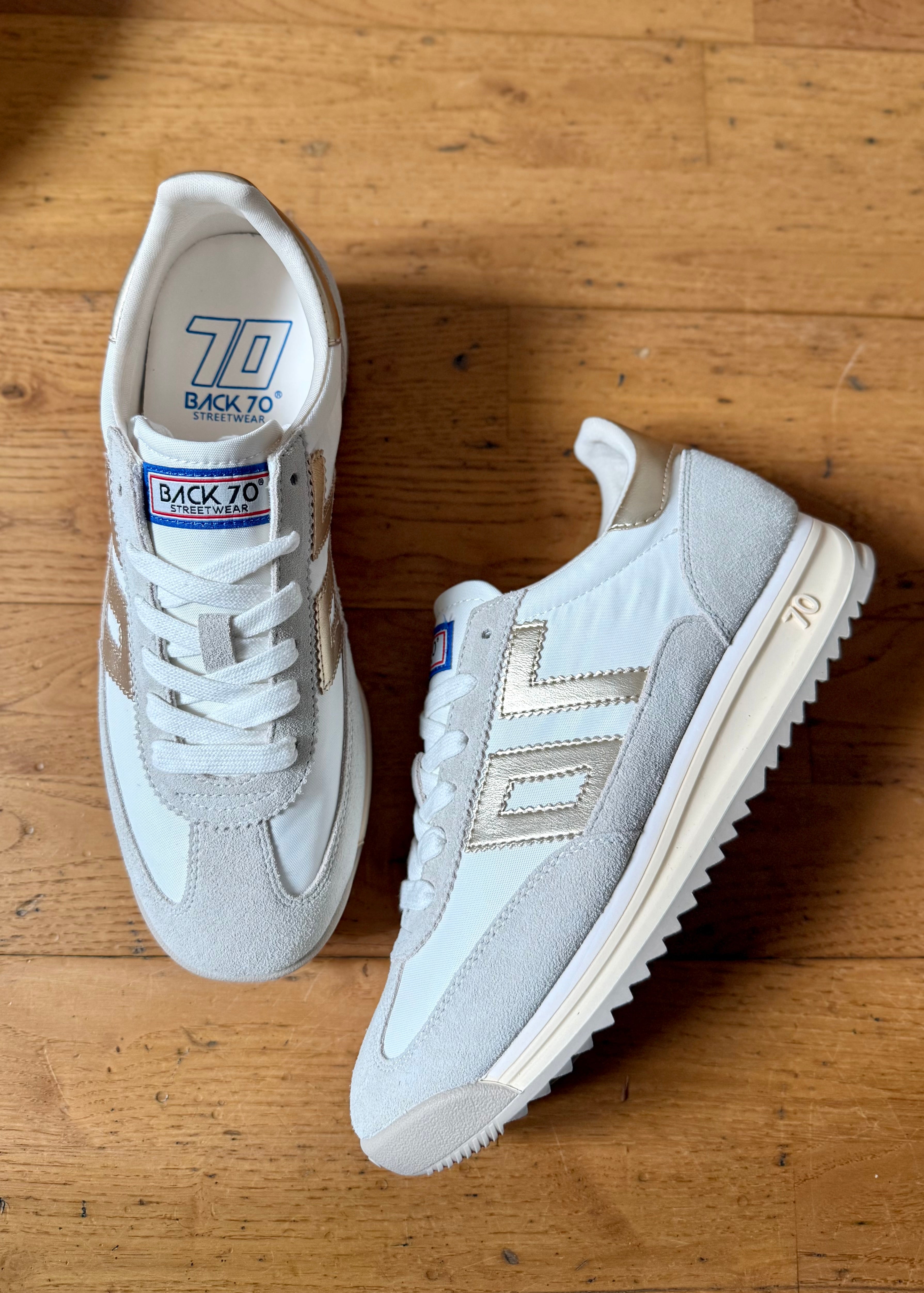 Baskets Back70 Barkley White/Gold