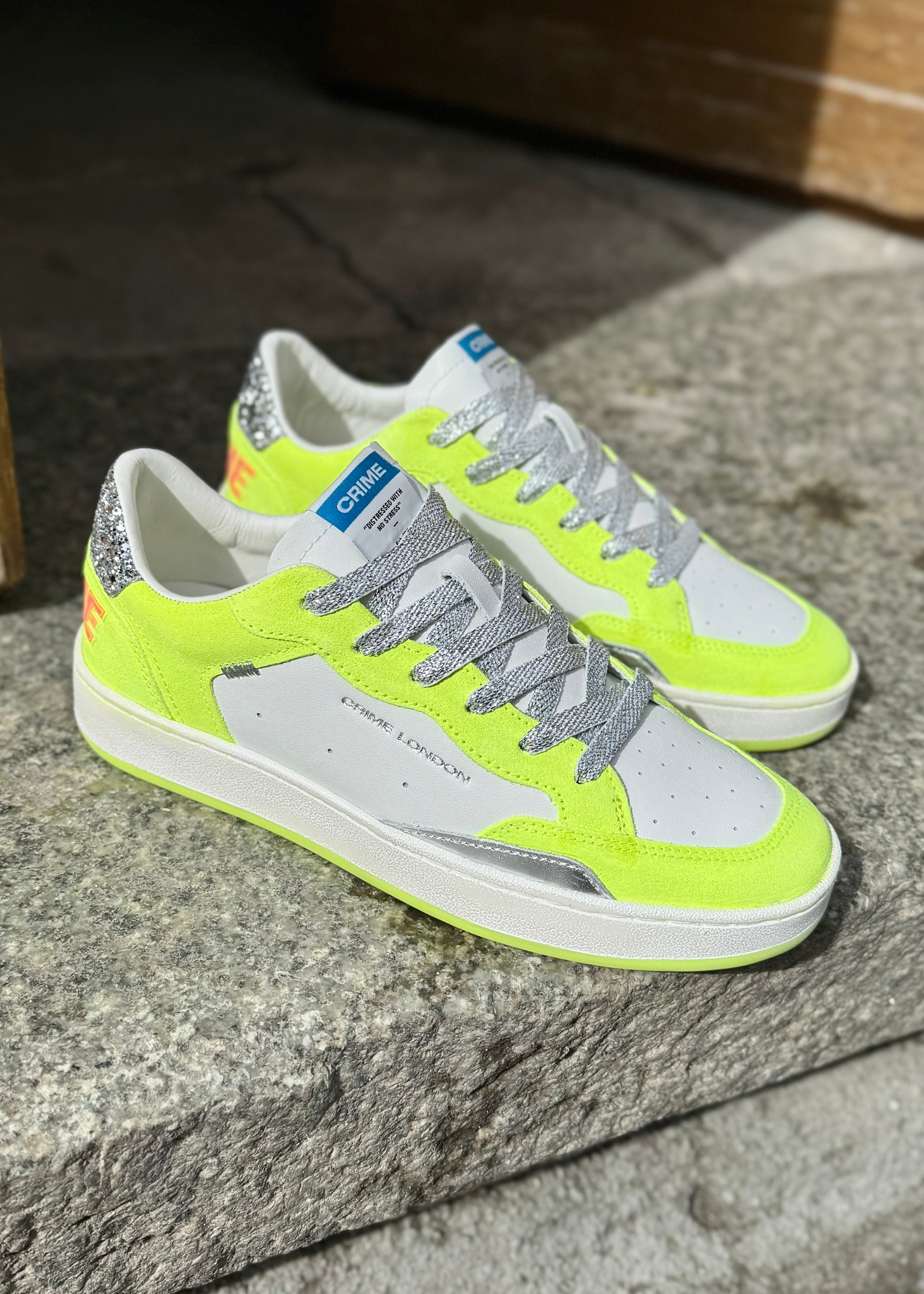 Baskets Crime London Chelsea Neon yellow