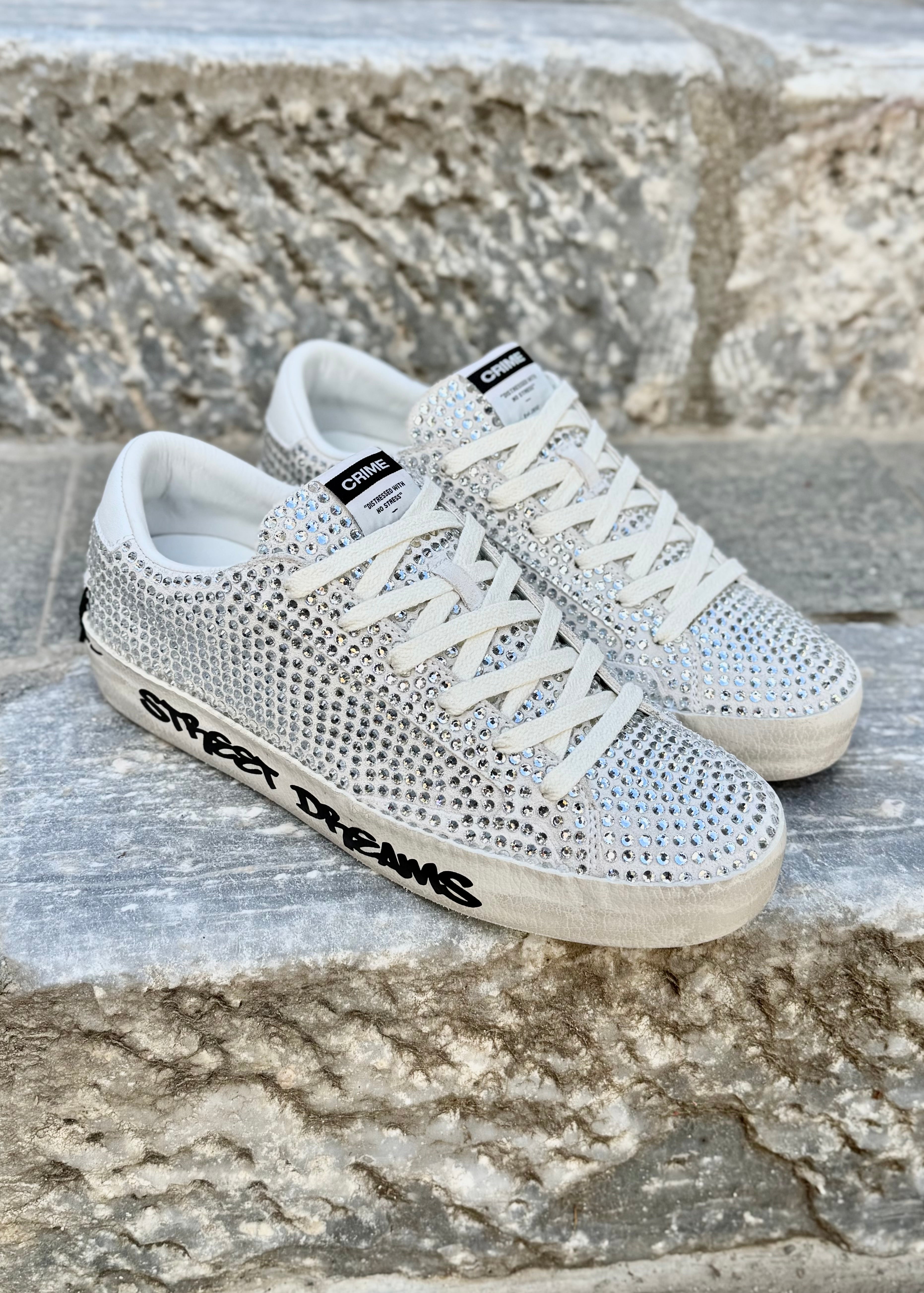 Baskets Crime London Distressed Full strass