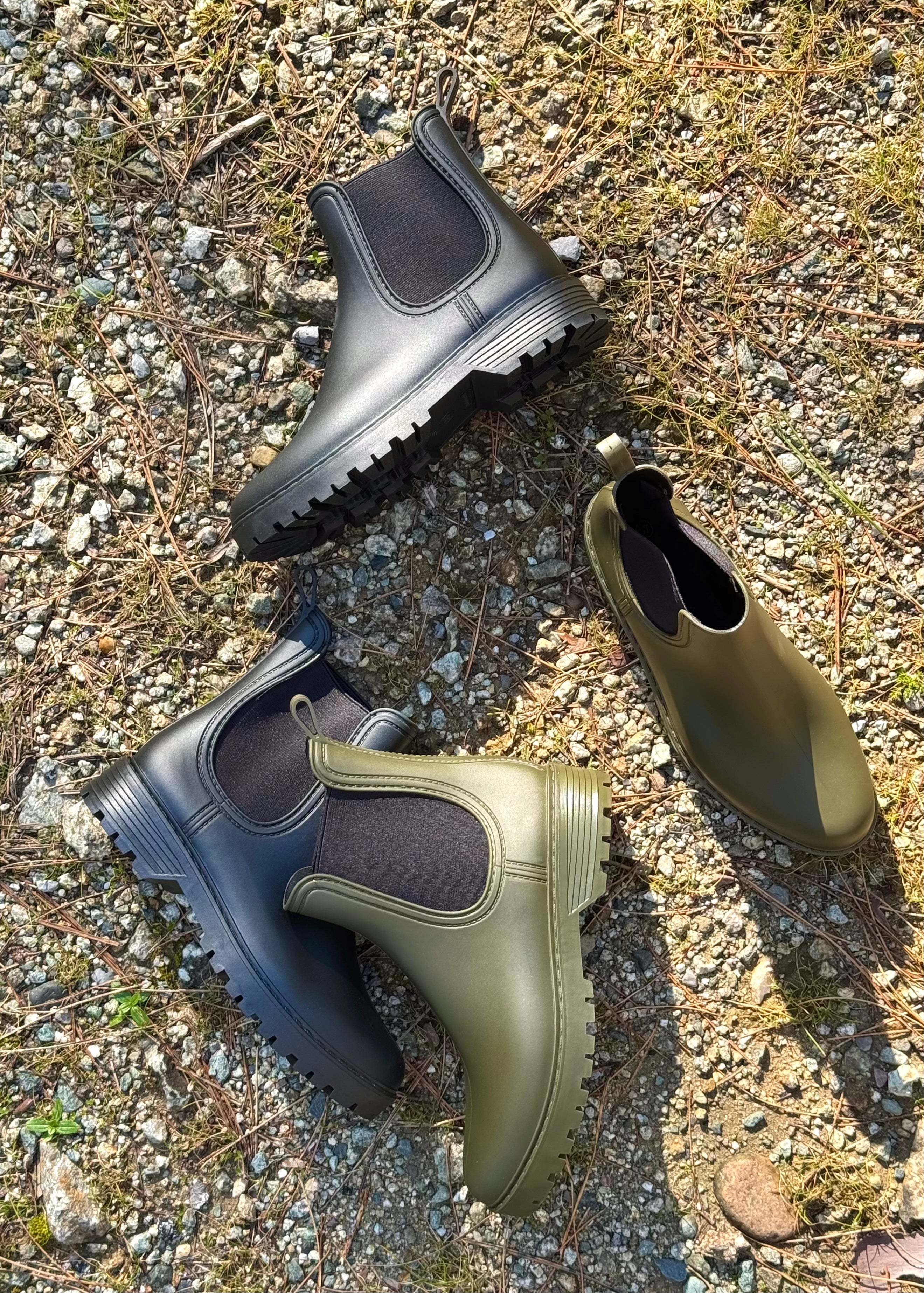 Bottes de pluie courtes Noir