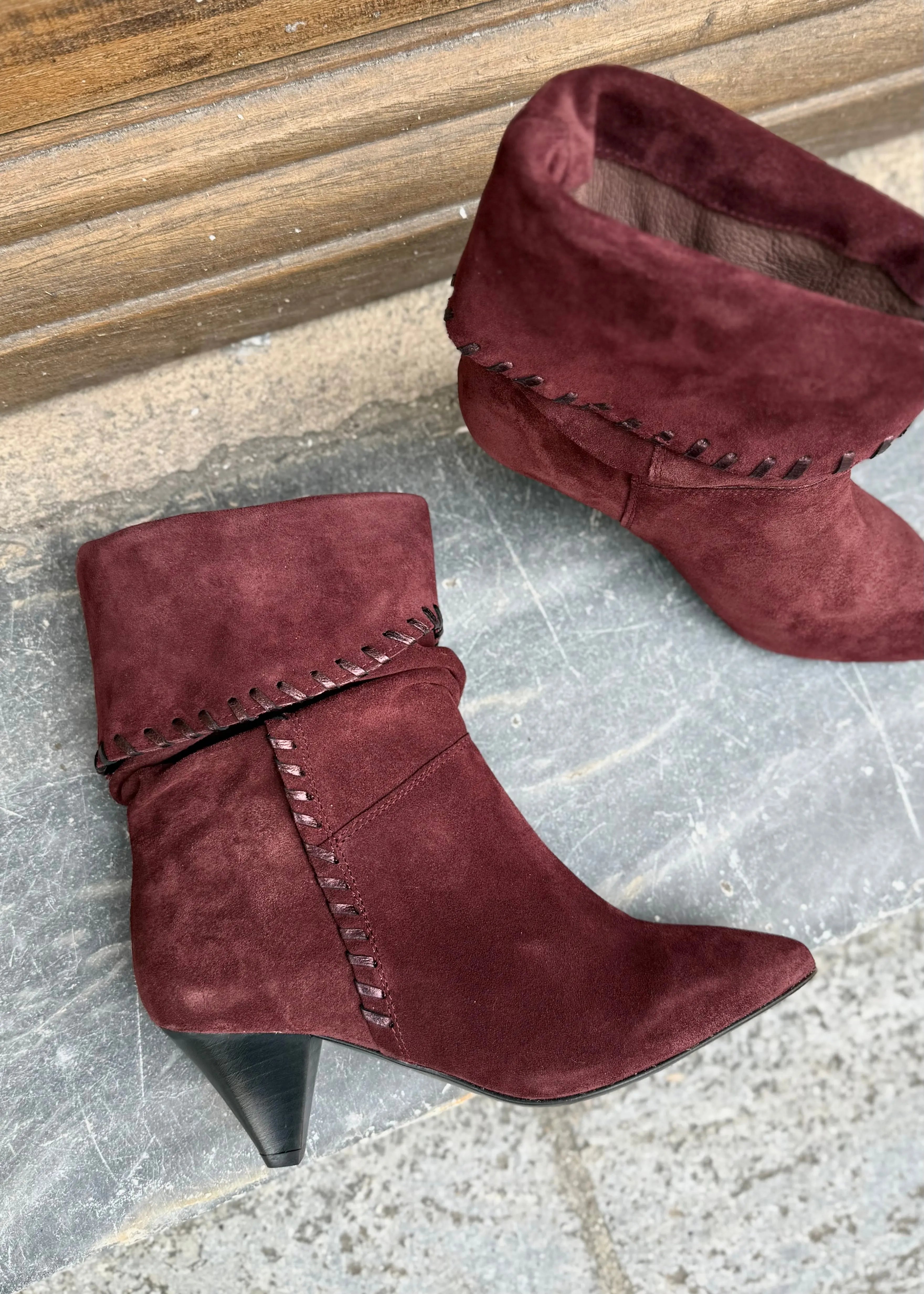 Bottines By K. Jordania bordeaux By K.