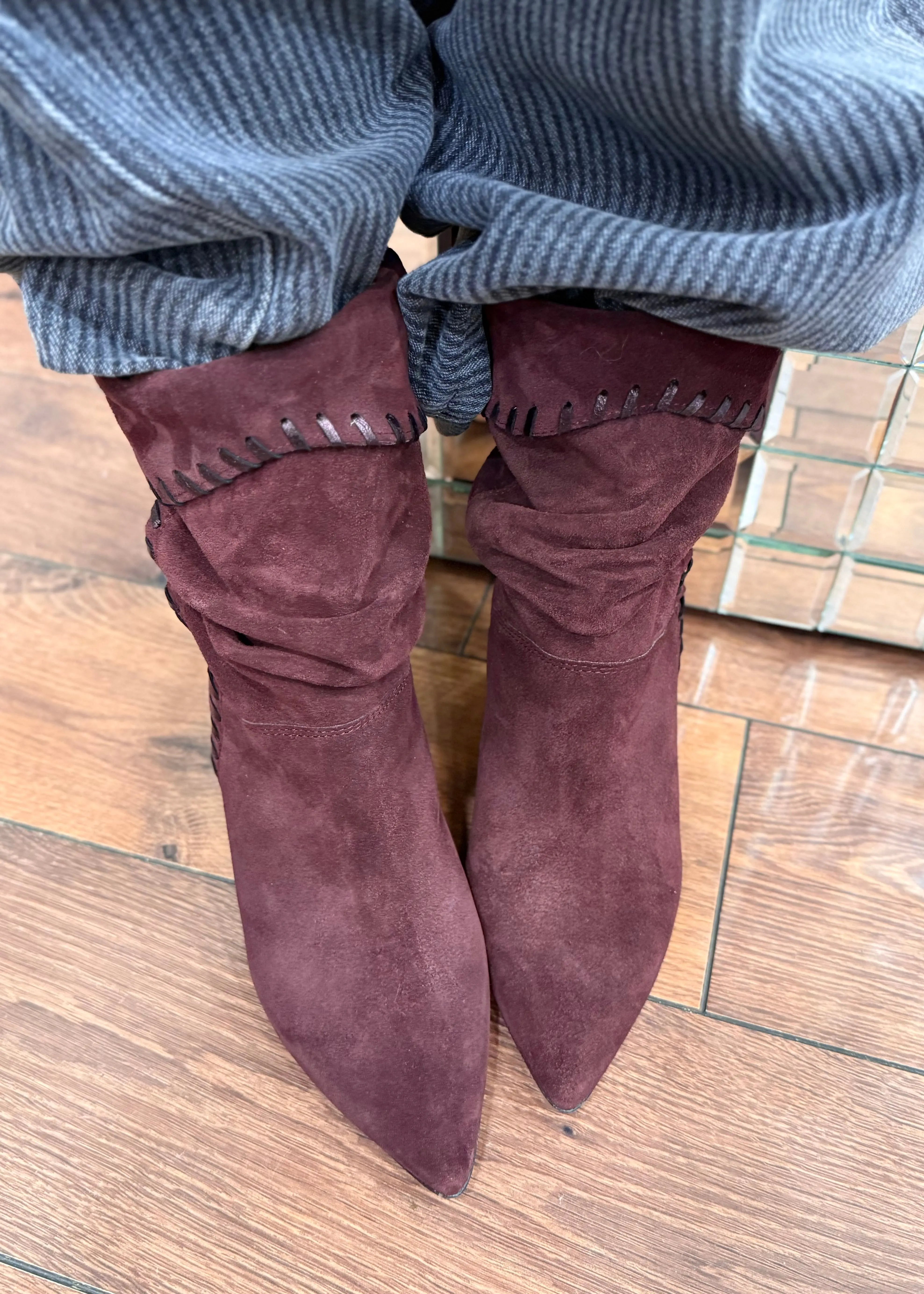 Bottines By K. Jordania bordeaux By K.