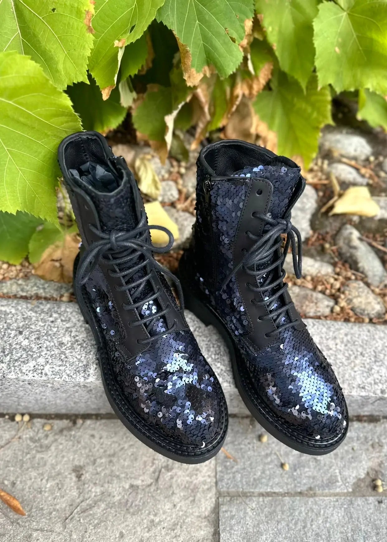 Bottines Semerdjian M112 Glitter Navy Semerdjian