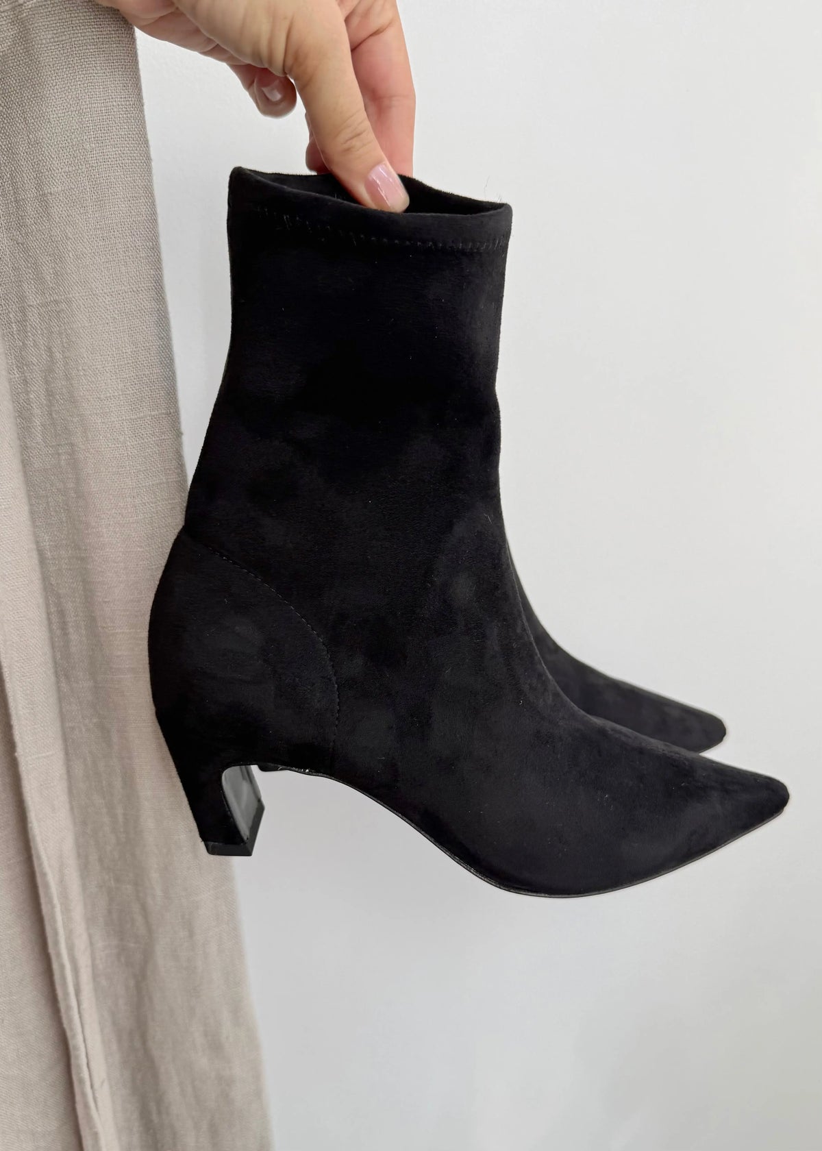 Bottines à talons Ash Viva stretch noir Ash