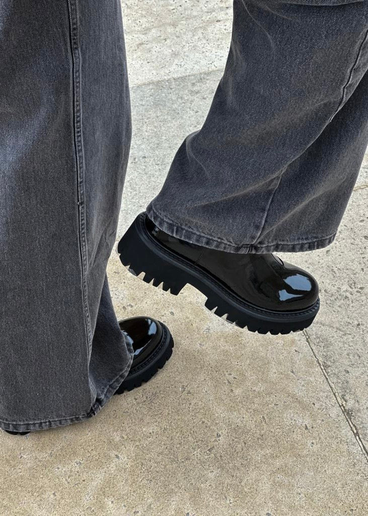 Bottines Bibi Lou Liza patent nero - L'adresse Corte