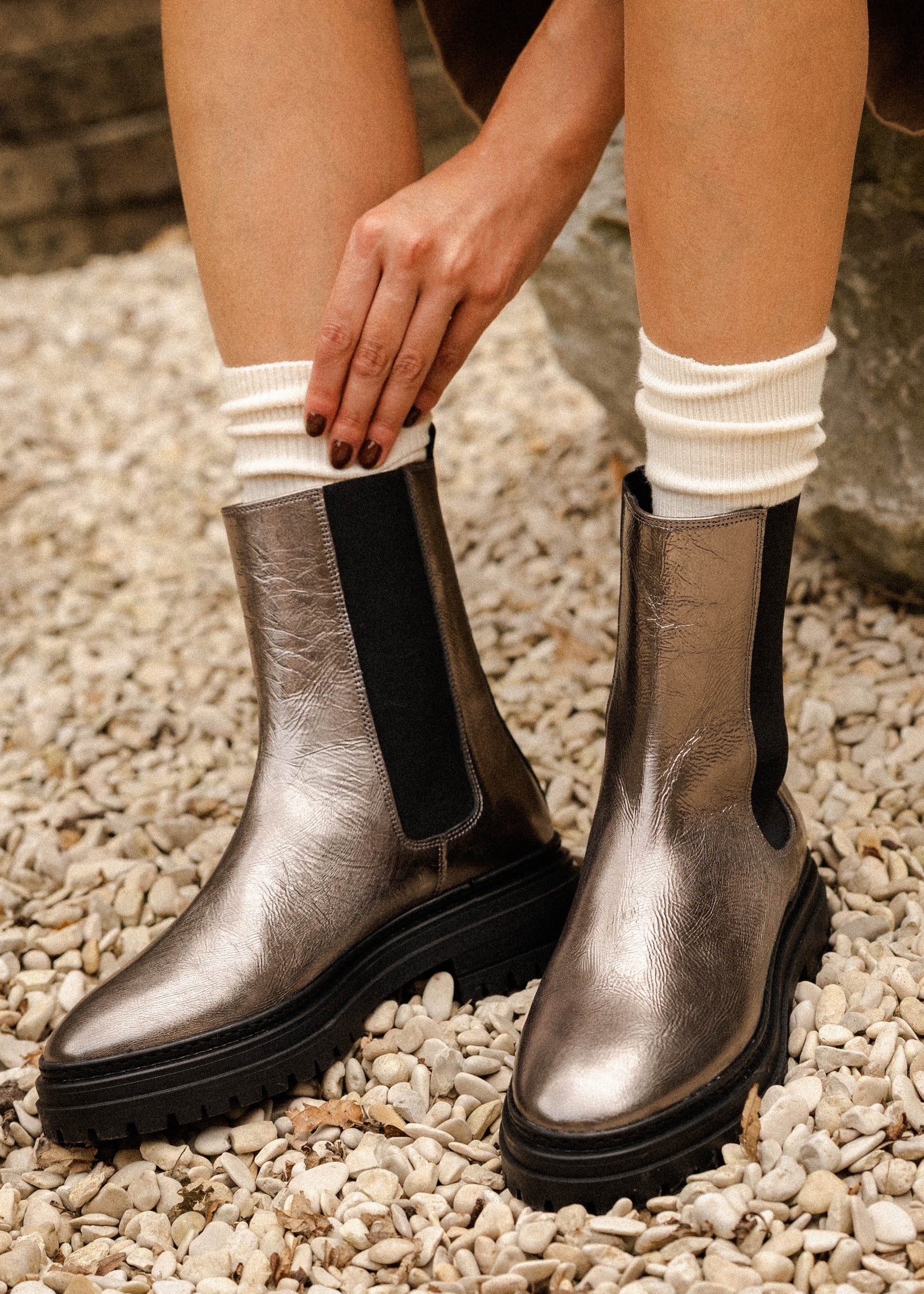 Bottines Bobbies Clover Cosmic Silver Bobbies