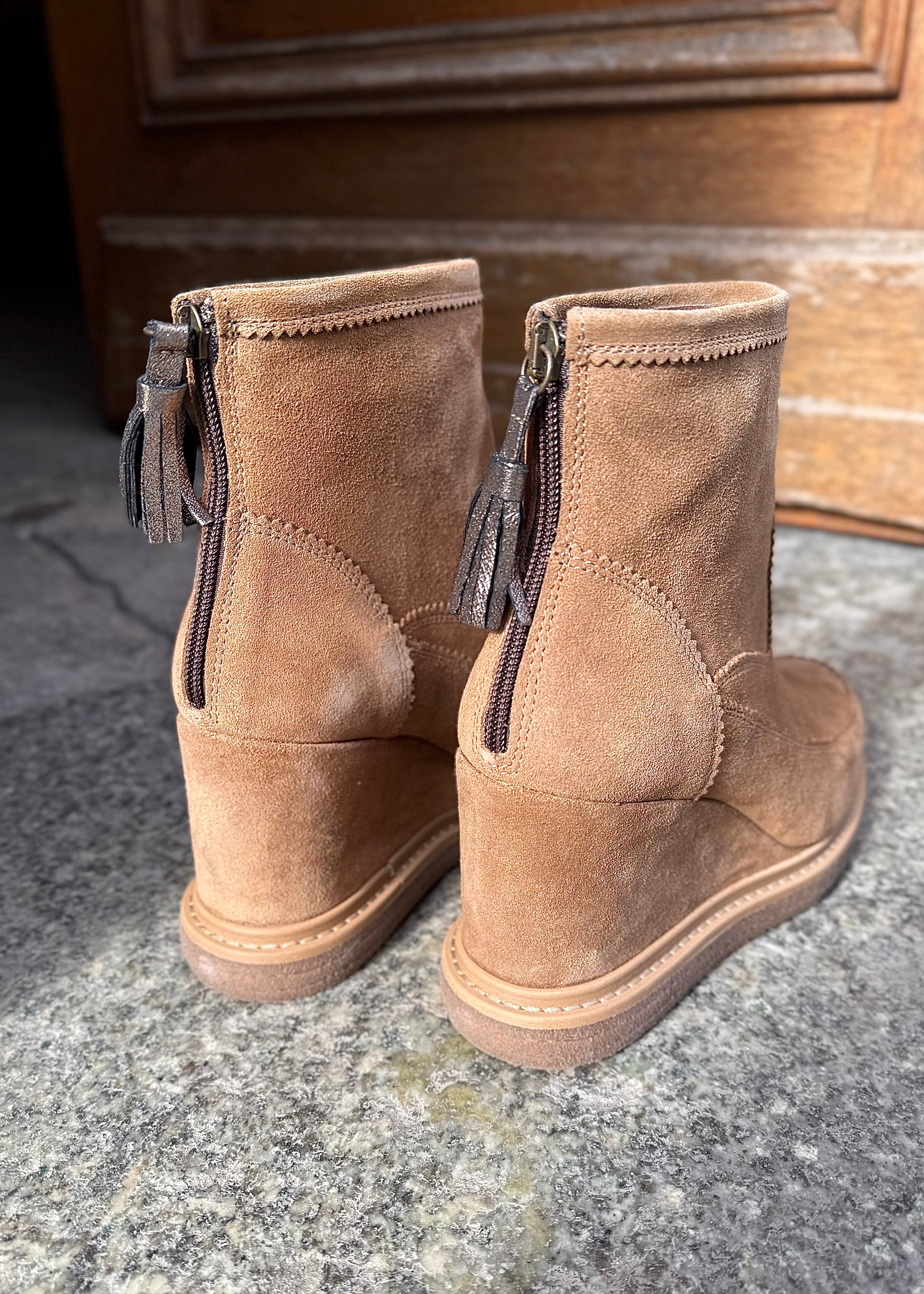 Bottines compensées Minka design Hendra Olio