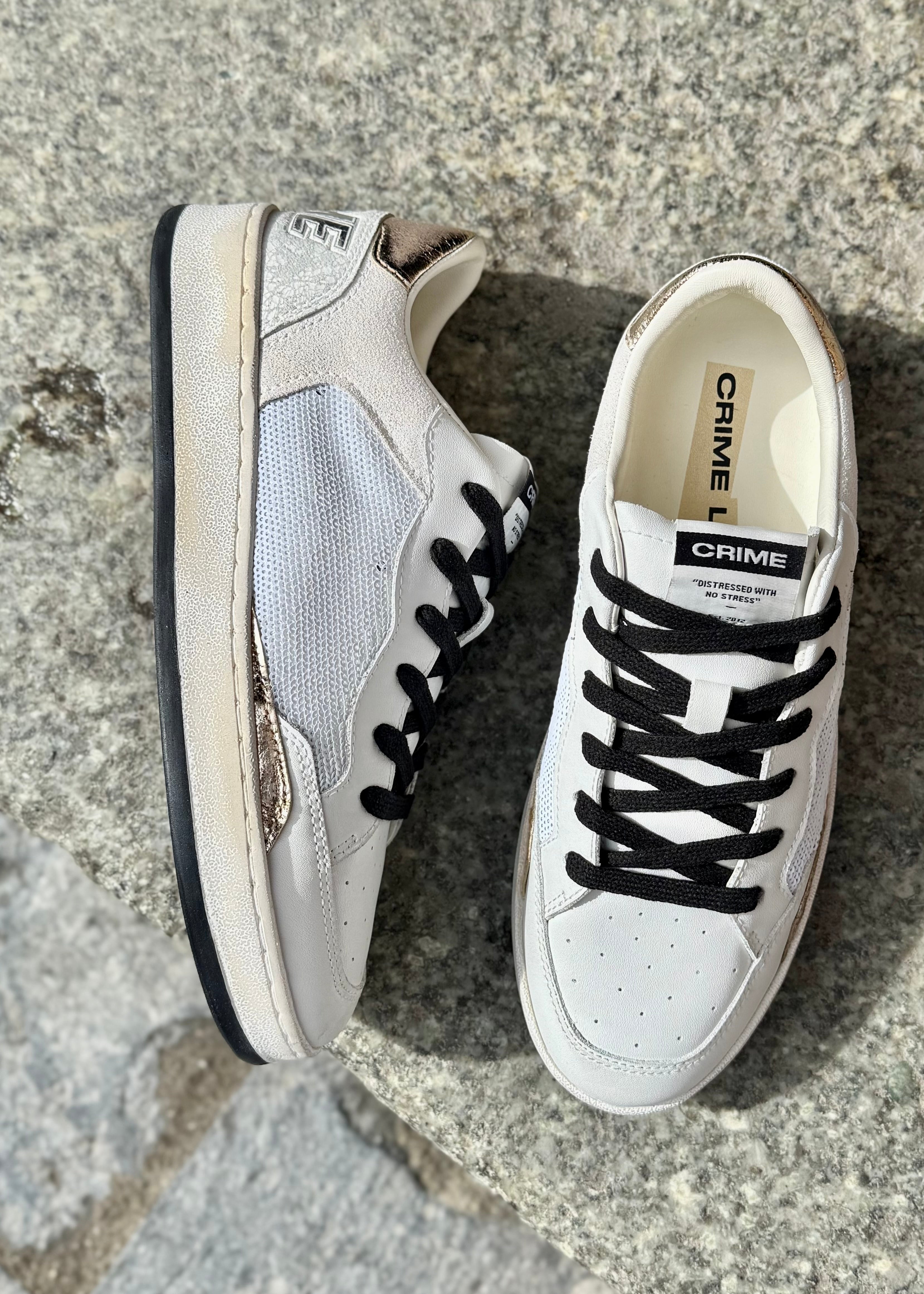 Baskets Crime London Chelsea Platinum - L'adresse Corte