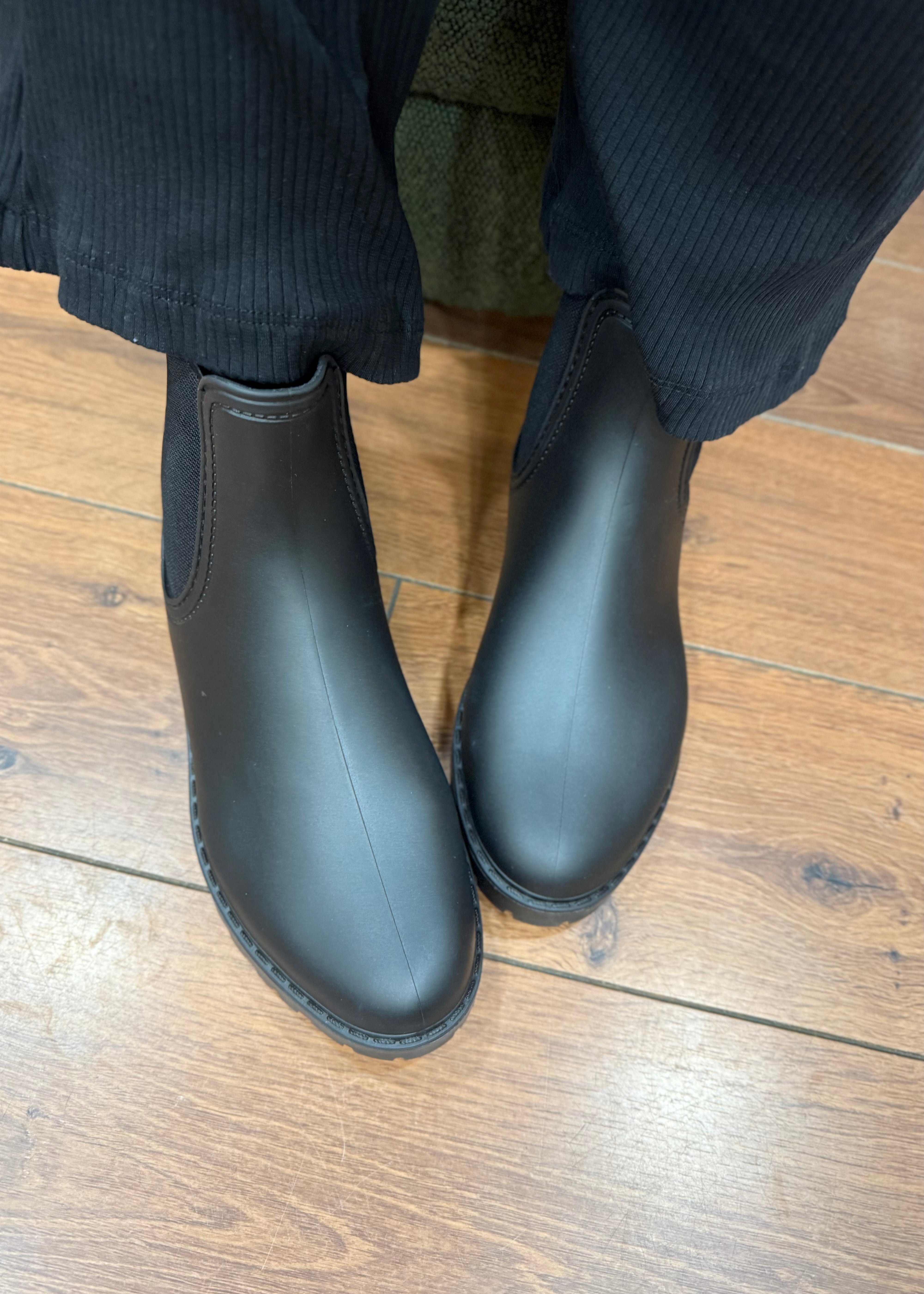 Bottes de pluie courtes Noir - L'adresse Corte