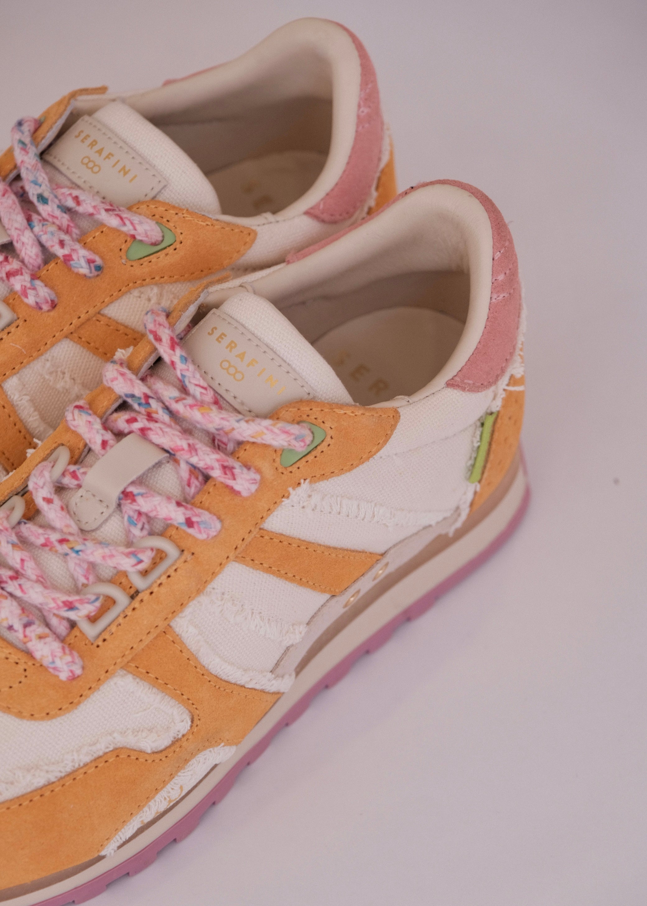 Baskets Serafini Bella Orange/Pink - L'adresse Corte