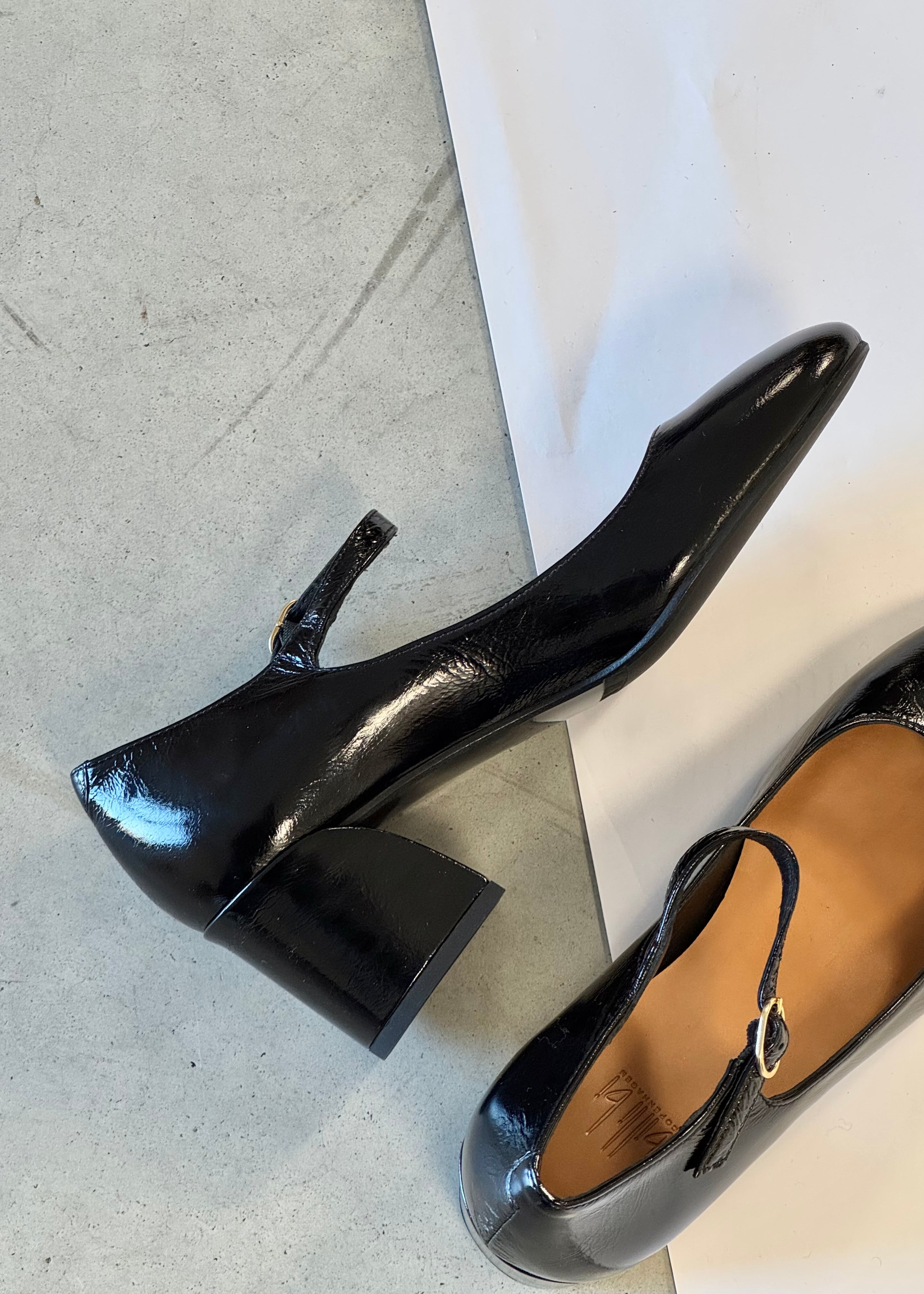 Babies à talons Billi bi A7448 Black - L'adresse Corte