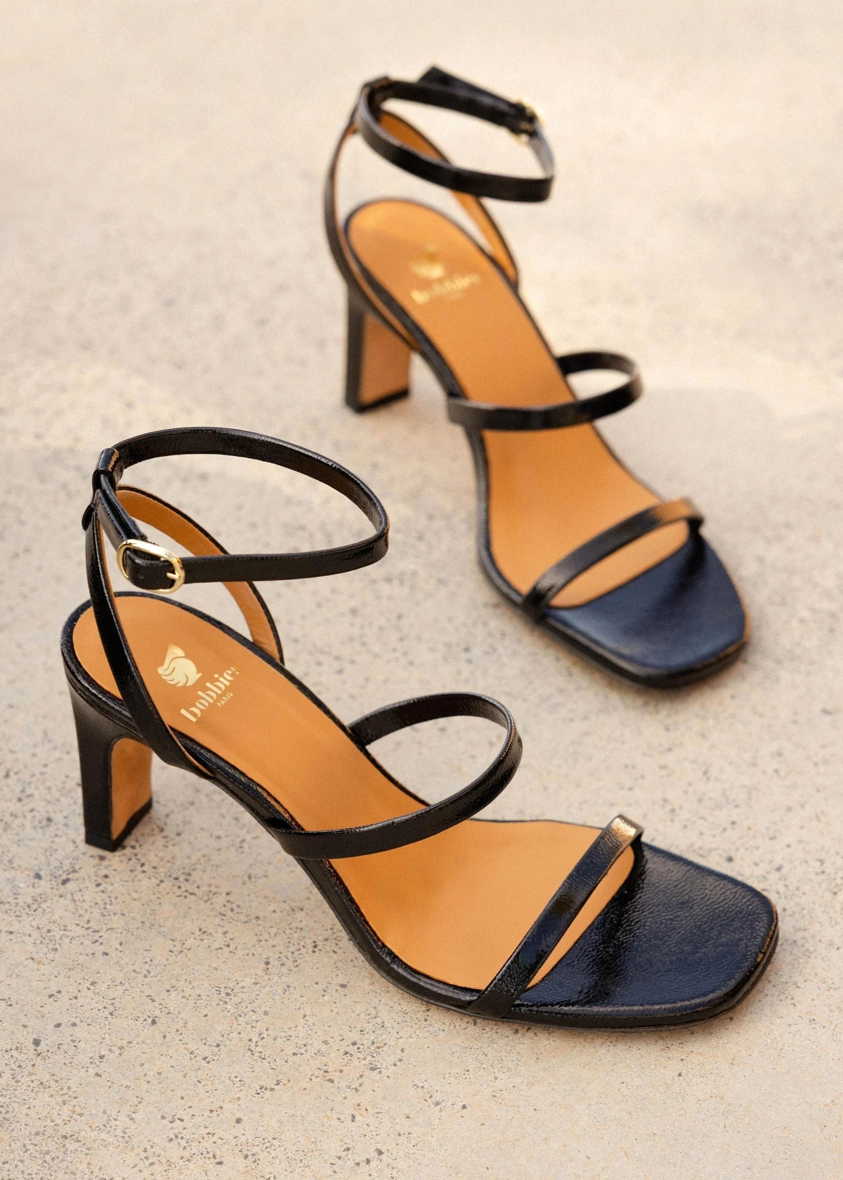 Sandales Bobbies Casey Noir Vinyl Bobbies