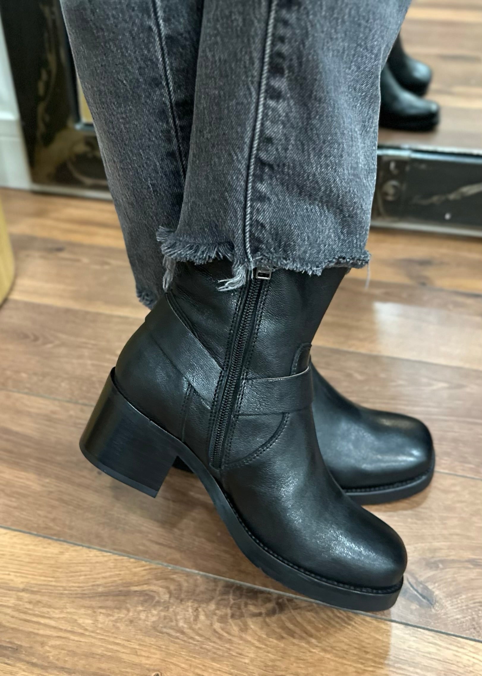 Bottines Minka Design Harley Nero - L'adresse Corte